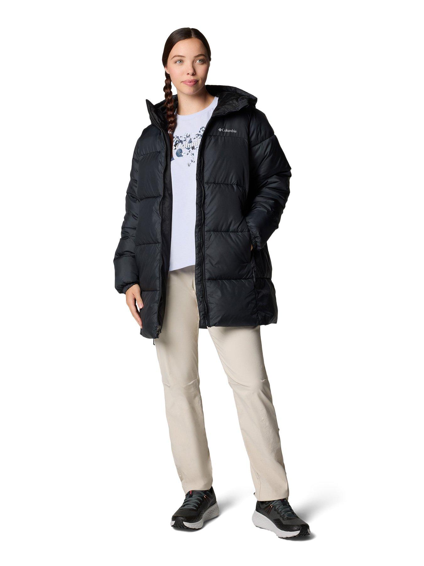 Image 3 of 6 of Columbia Women's Puffect Ii Mid Hooded Jacket - Black