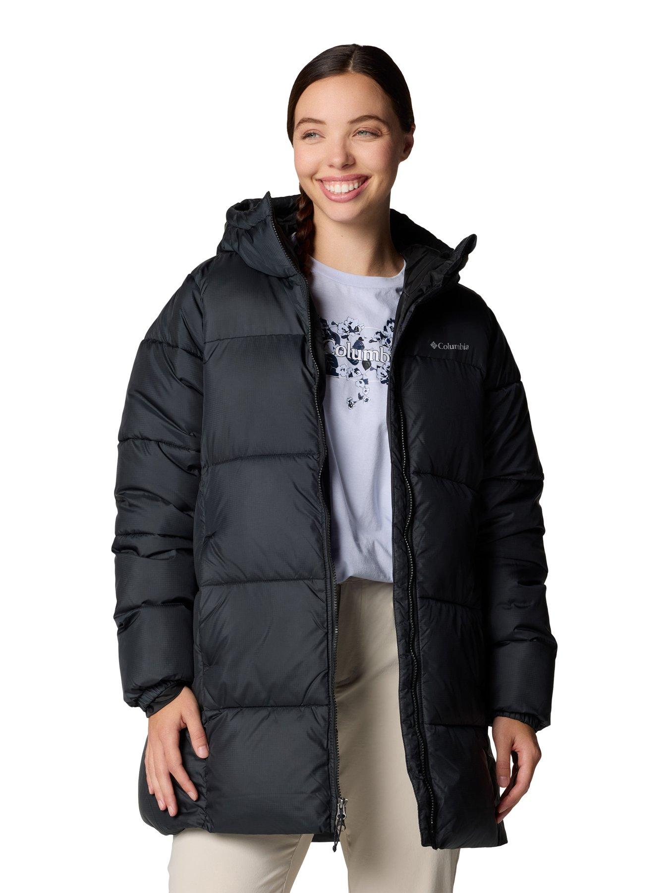 Image 4 of 6 of Columbia Women's Puffect Ii Mid Hooded Jacket - Black