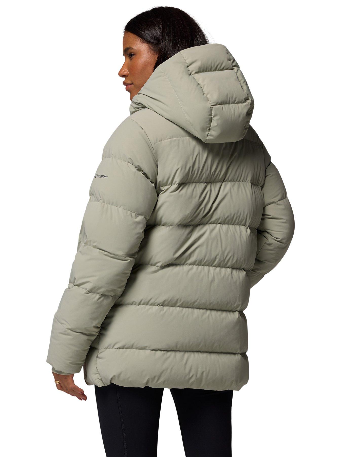 Image 2 of 6 of Columbia Women's Amaze Puff Mid Hooded Jacket - Green