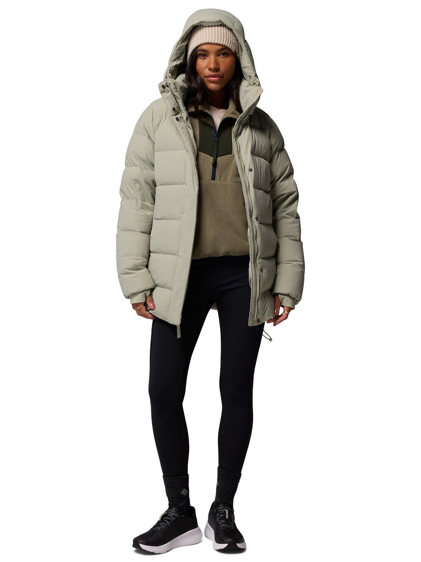 Image 3 of 6 of Columbia Women's Amaze Puff Mid Hooded Jacket - Green