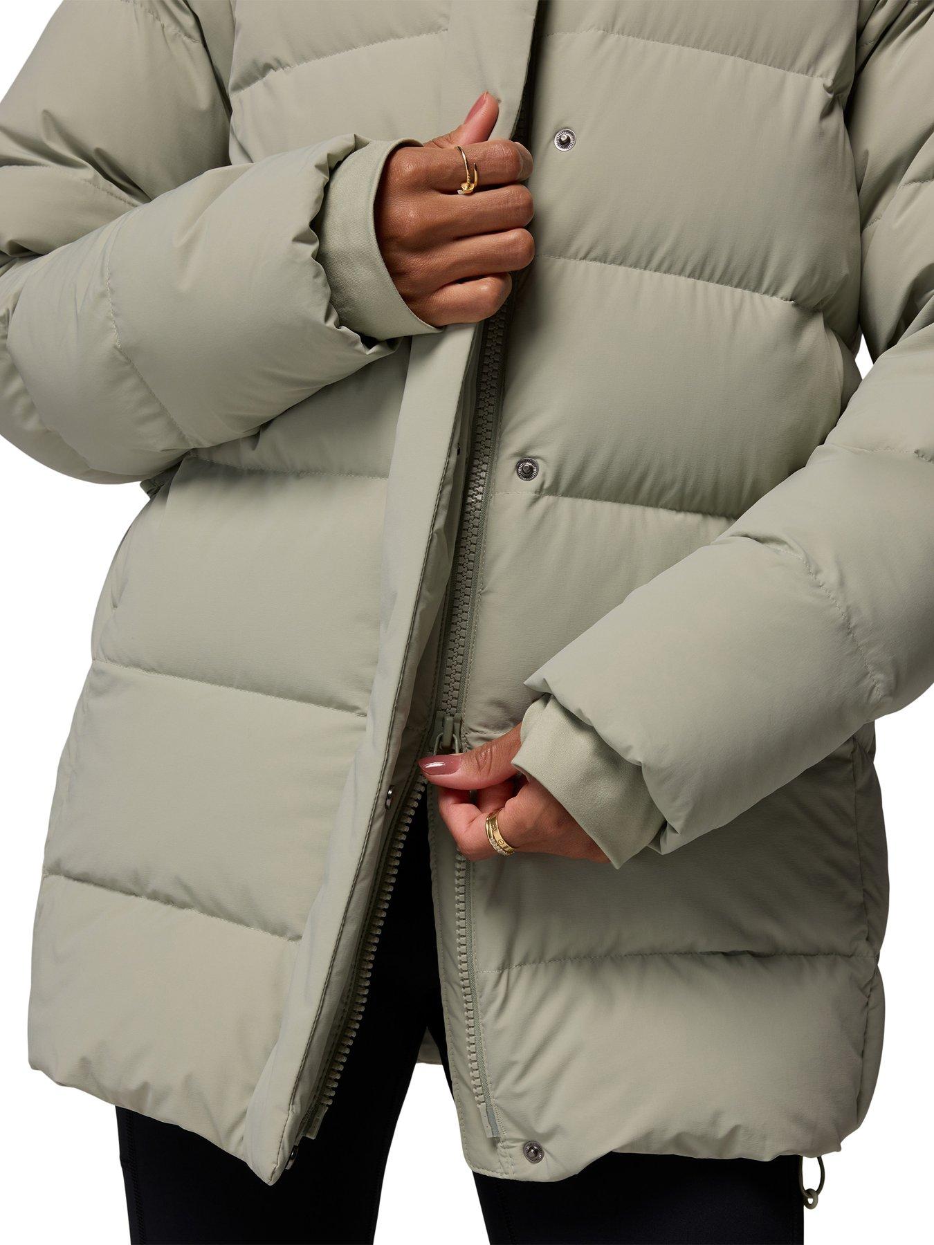 Image 4 of 6 of Columbia Women's Amaze Puff Mid Hooded Jacket - Green