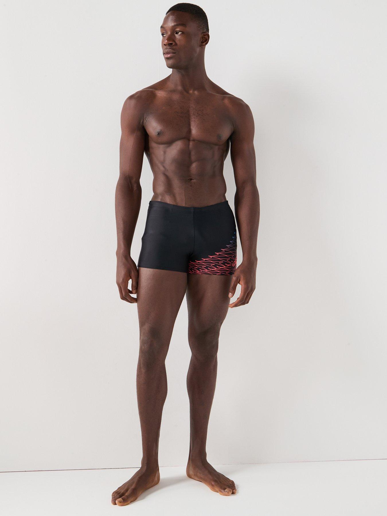 Image 3 of 4 of Speedo Mens Medley Logo Aquashort - Black/multi