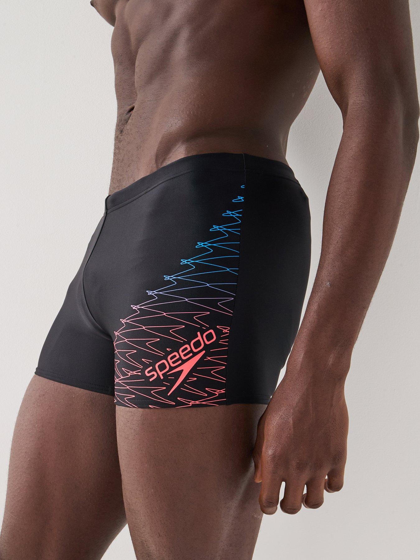 Image 4 of 4 of Speedo Mens Medley Logo Aquashort - Black/multi