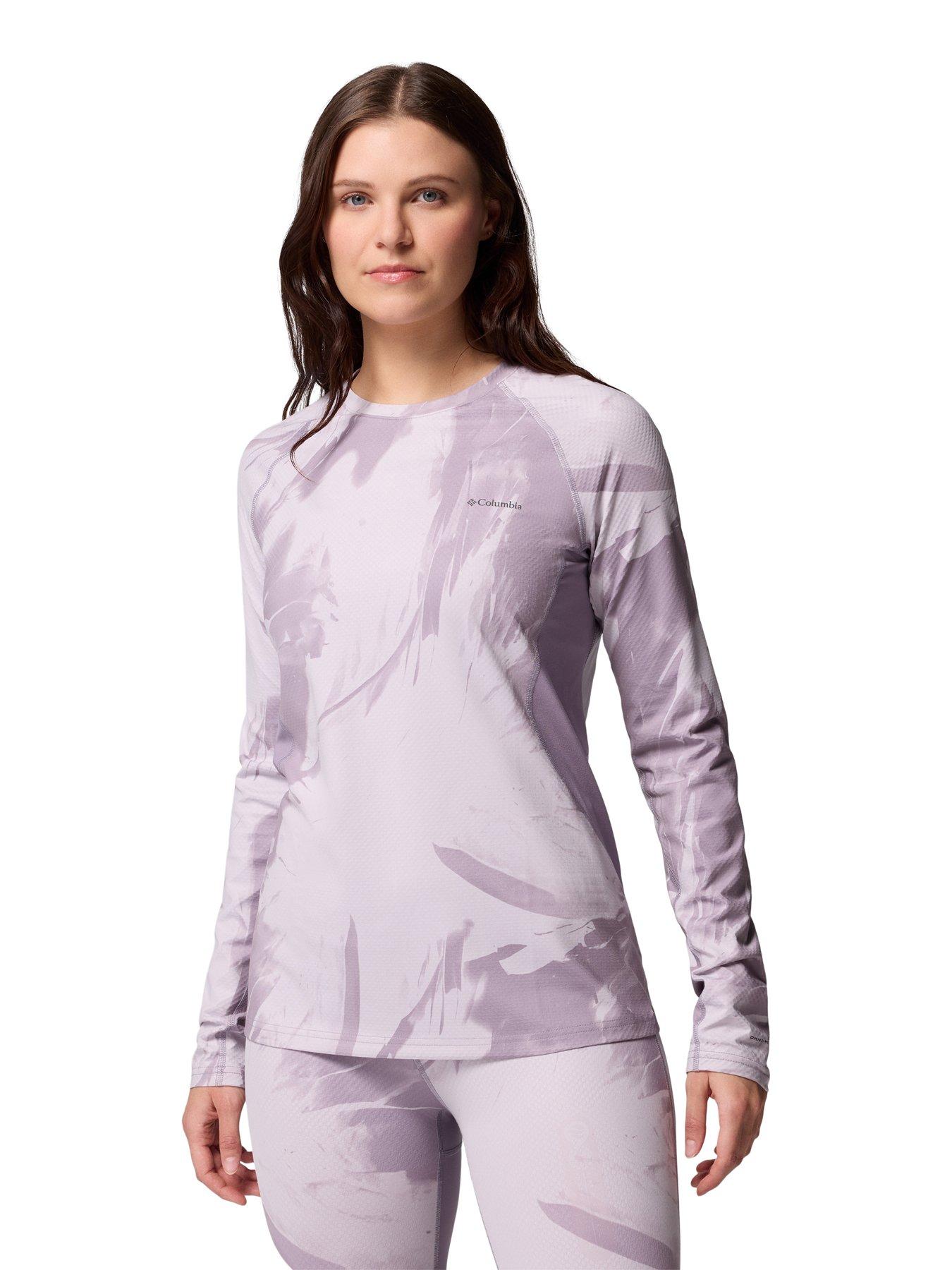 Columbia Women's Omni-heat Infinity Knit Long Sleeve Crew - Purple