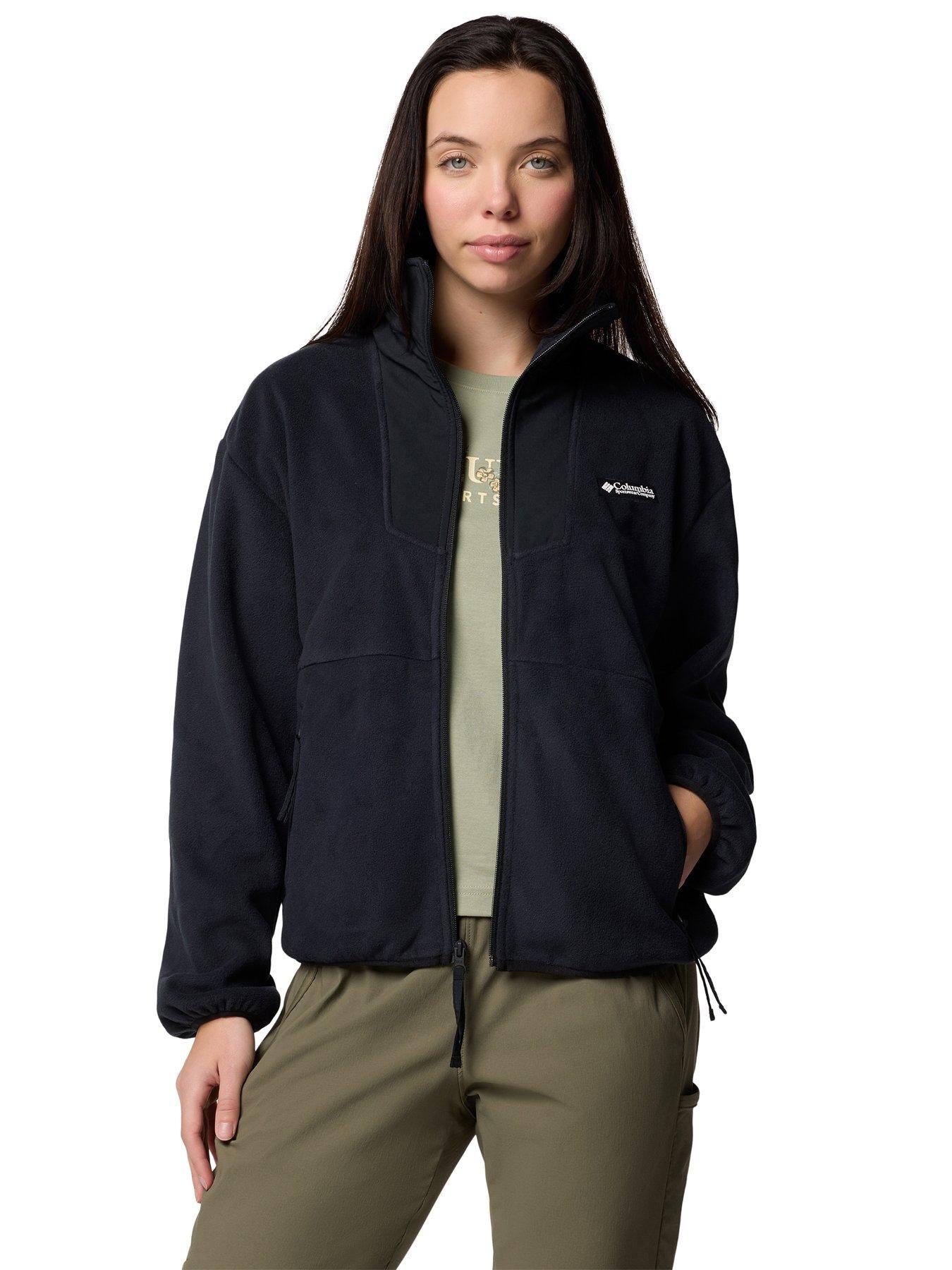columbia-womens-sequoia-grove-full-zip-fleece-black