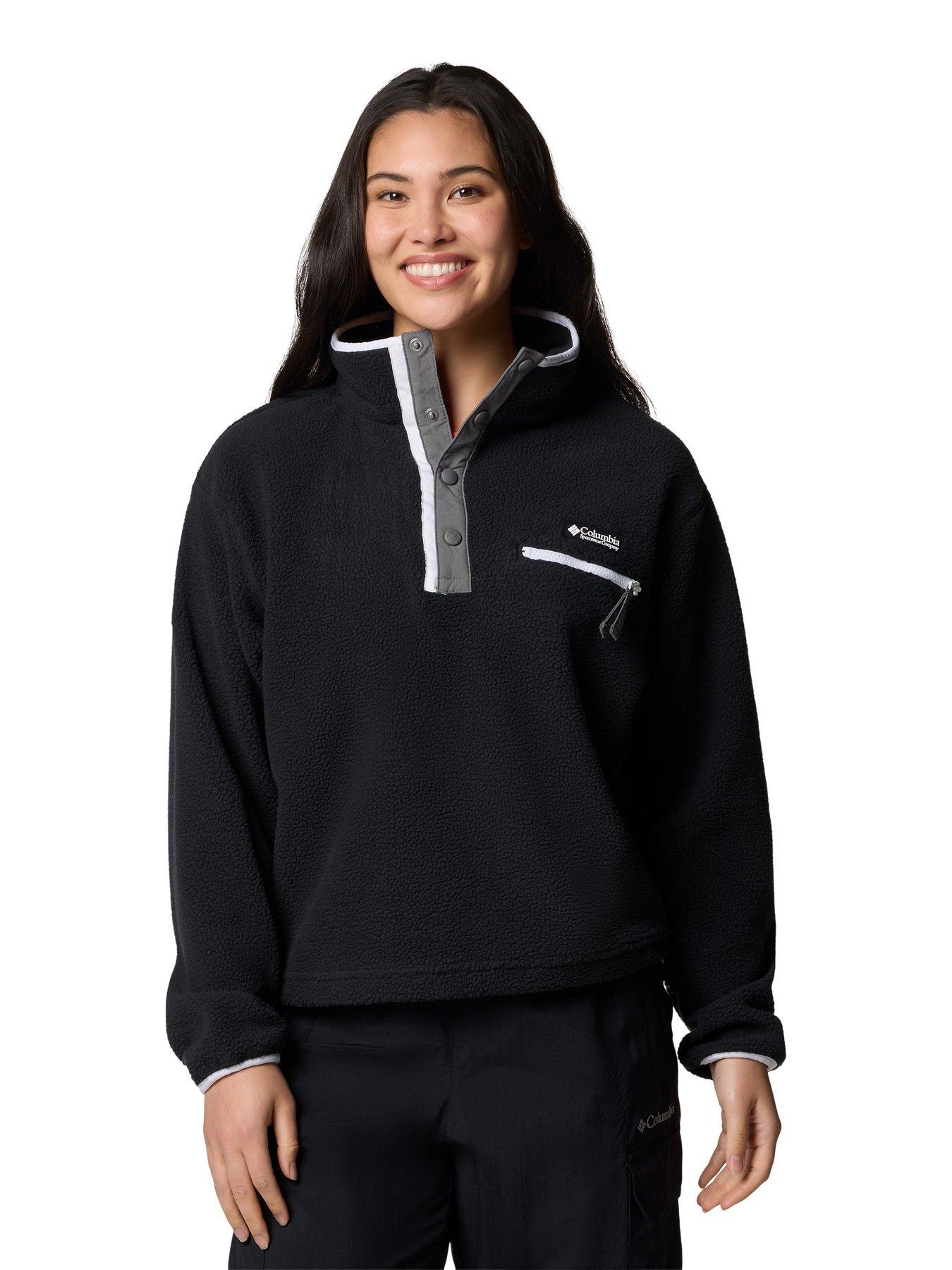 Columbia Women's Helvetia Ii Cropped Half Snap Fleece - Black