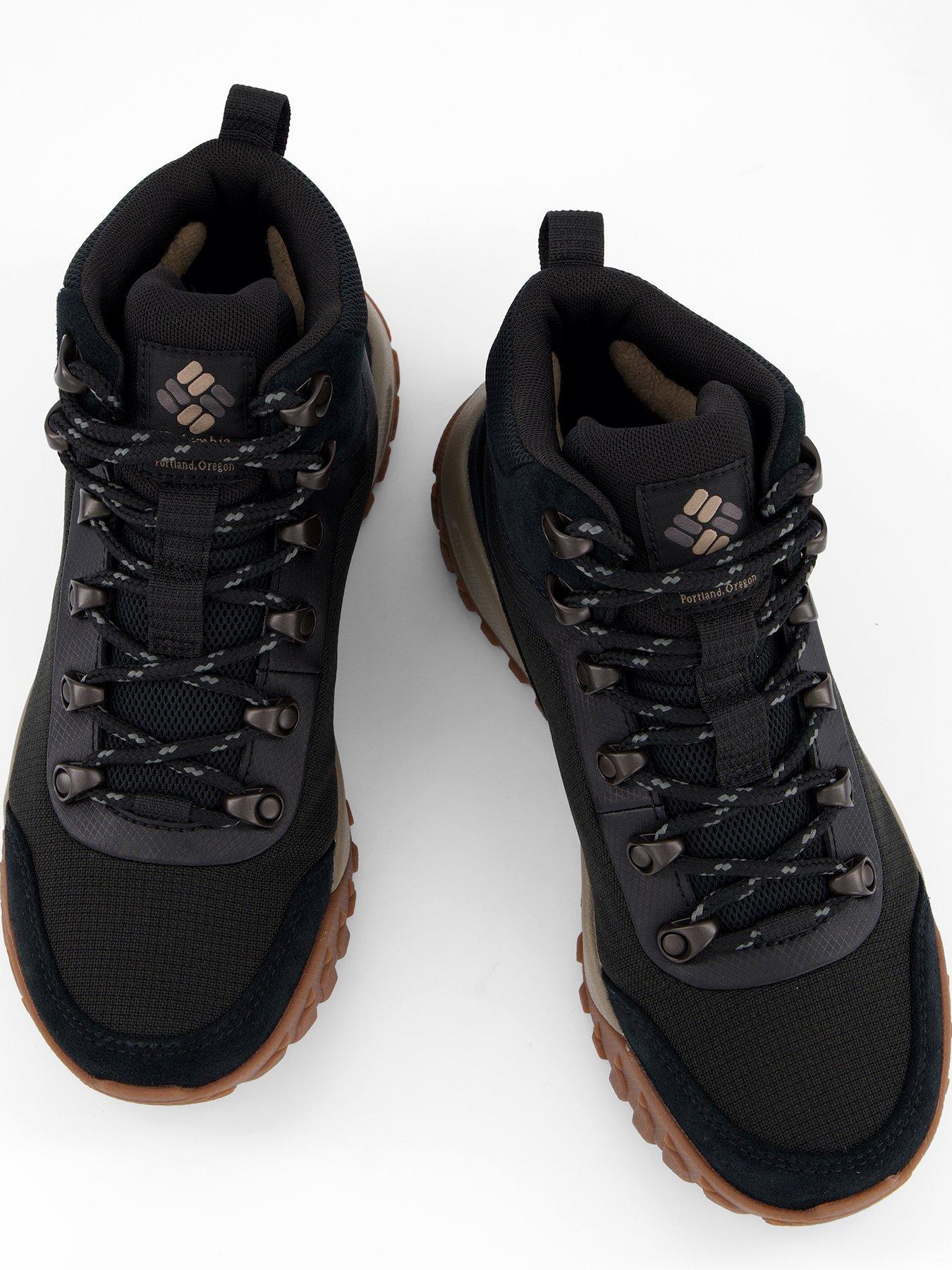 Image 3 of 7 of Columbia Women's Burnsider Waterproof Hiking Boots - Black