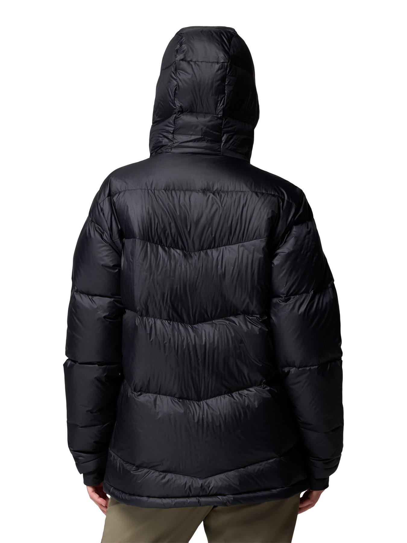 columbia-womens-cloudview-down-hooded-jacket-blackstillFront