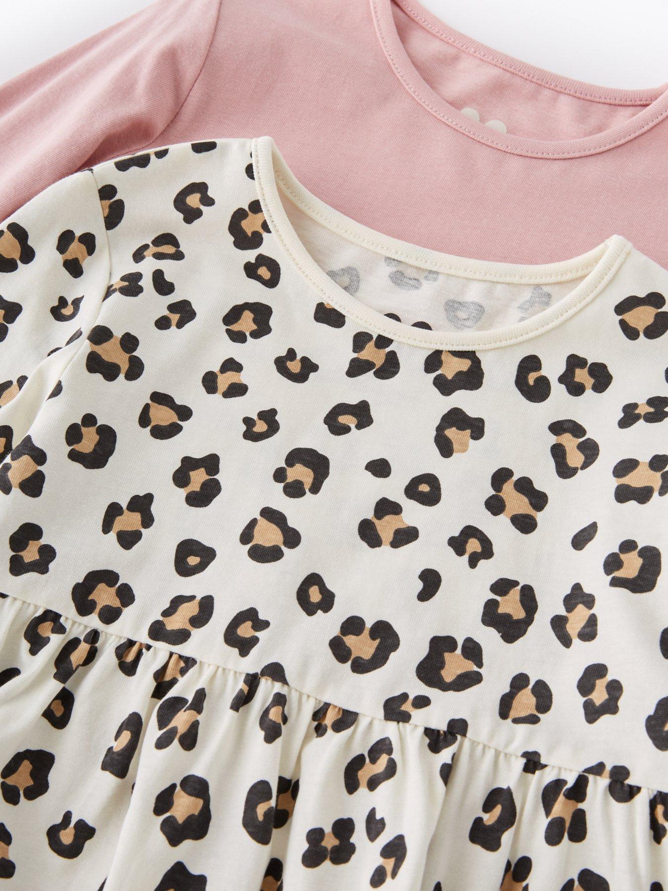 Image 3 of 4 of The Very Collection Girls 2 Pack Jersey Dresses - Multi