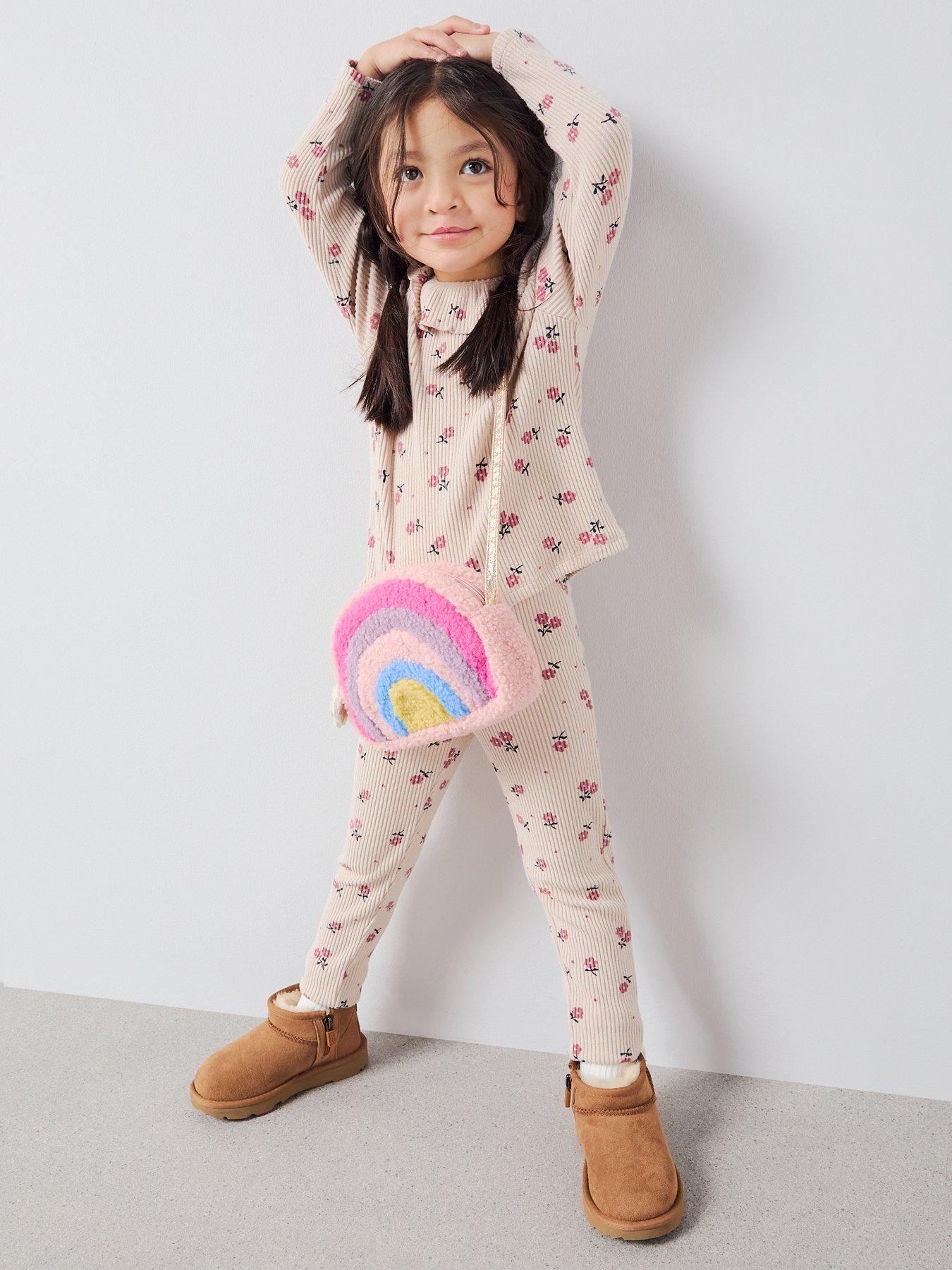 the-very-collection-girls-soft-touch-printed-top-and-legging-set-flower-print