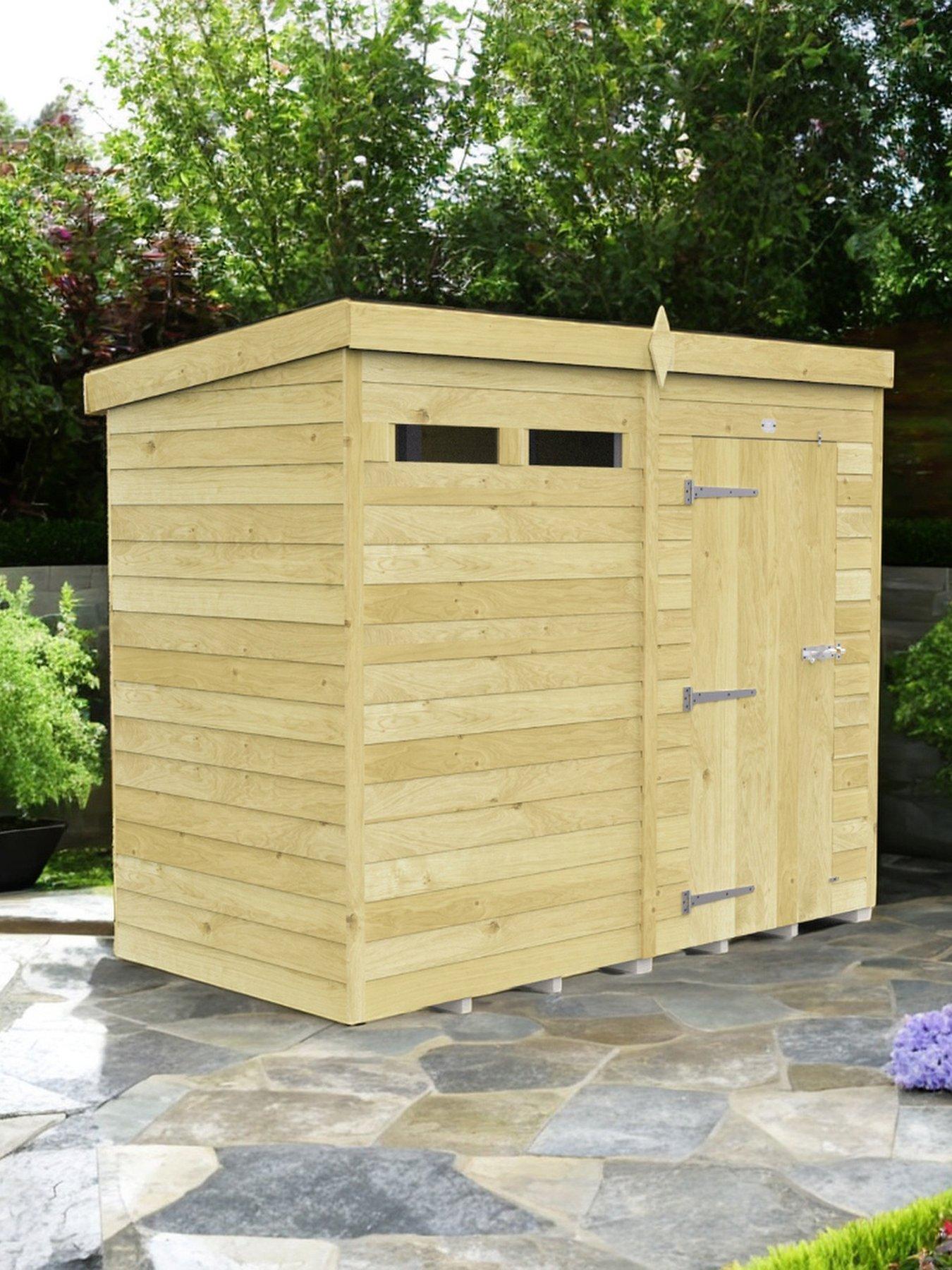 Image of DIY Sheds 8 x 4 Security Pent Shed