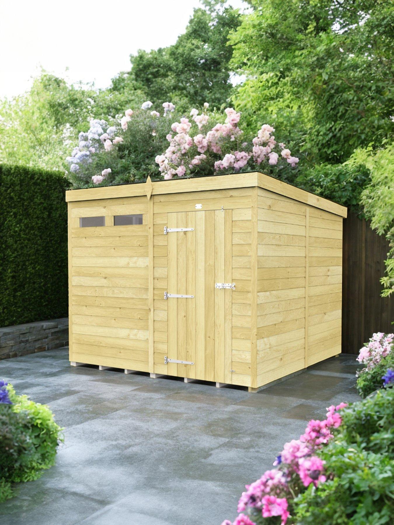 Image of DIY Sheds 8 x 8 Security Pent Shed