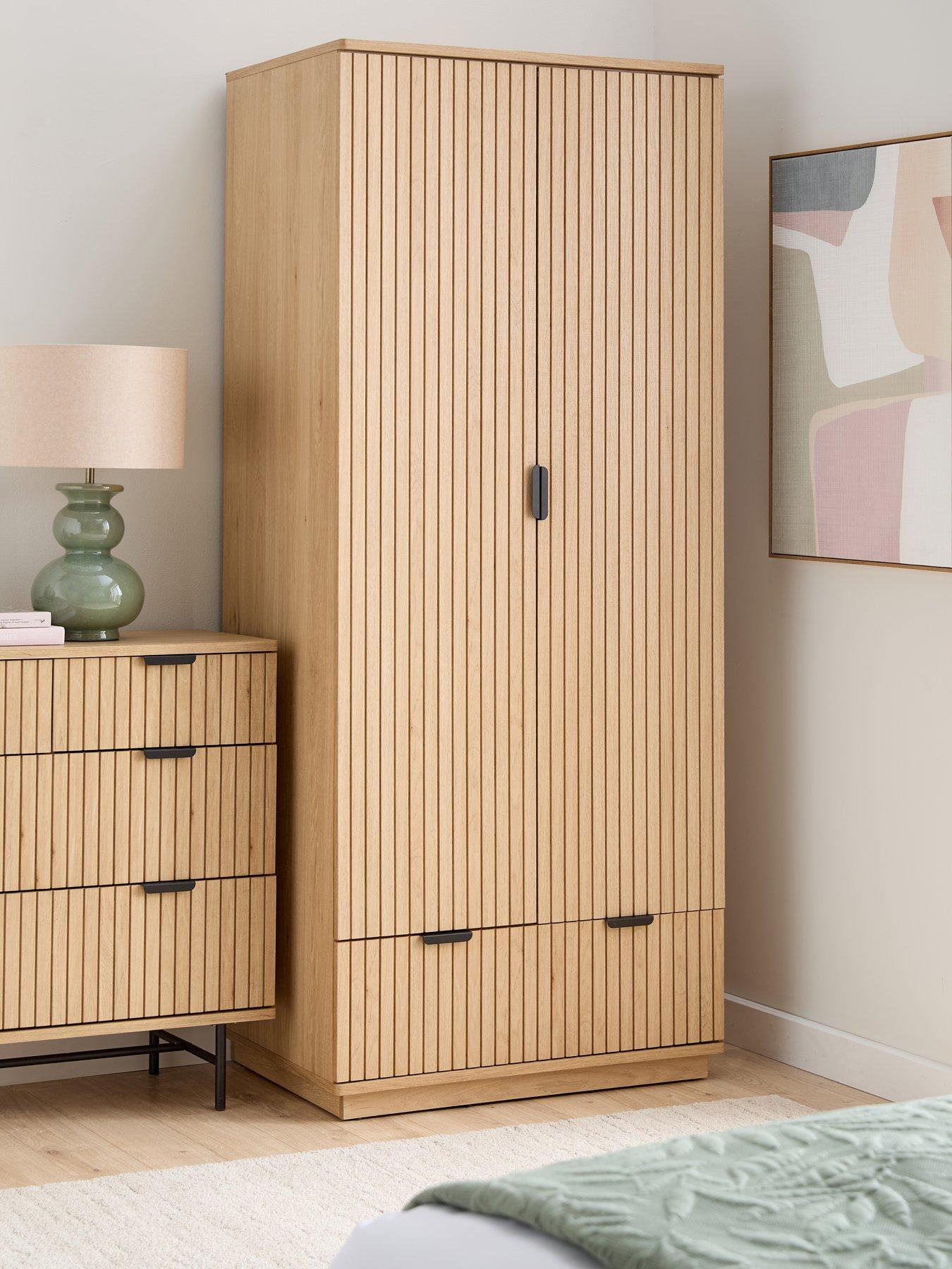 Very Home Harlow 2 Door, 1 Drawer Wardrobe - FSC® Certified
