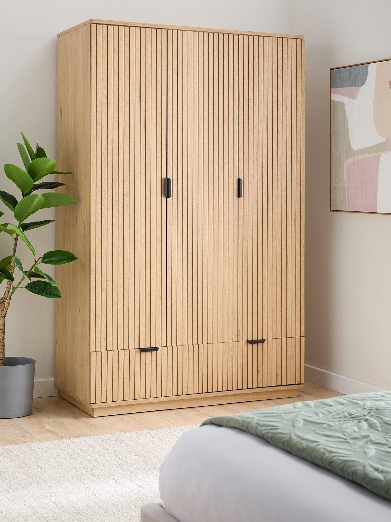 The Very Collection Harlow 3 Door, 2 Drawer Wardrobe - FSC® Certified