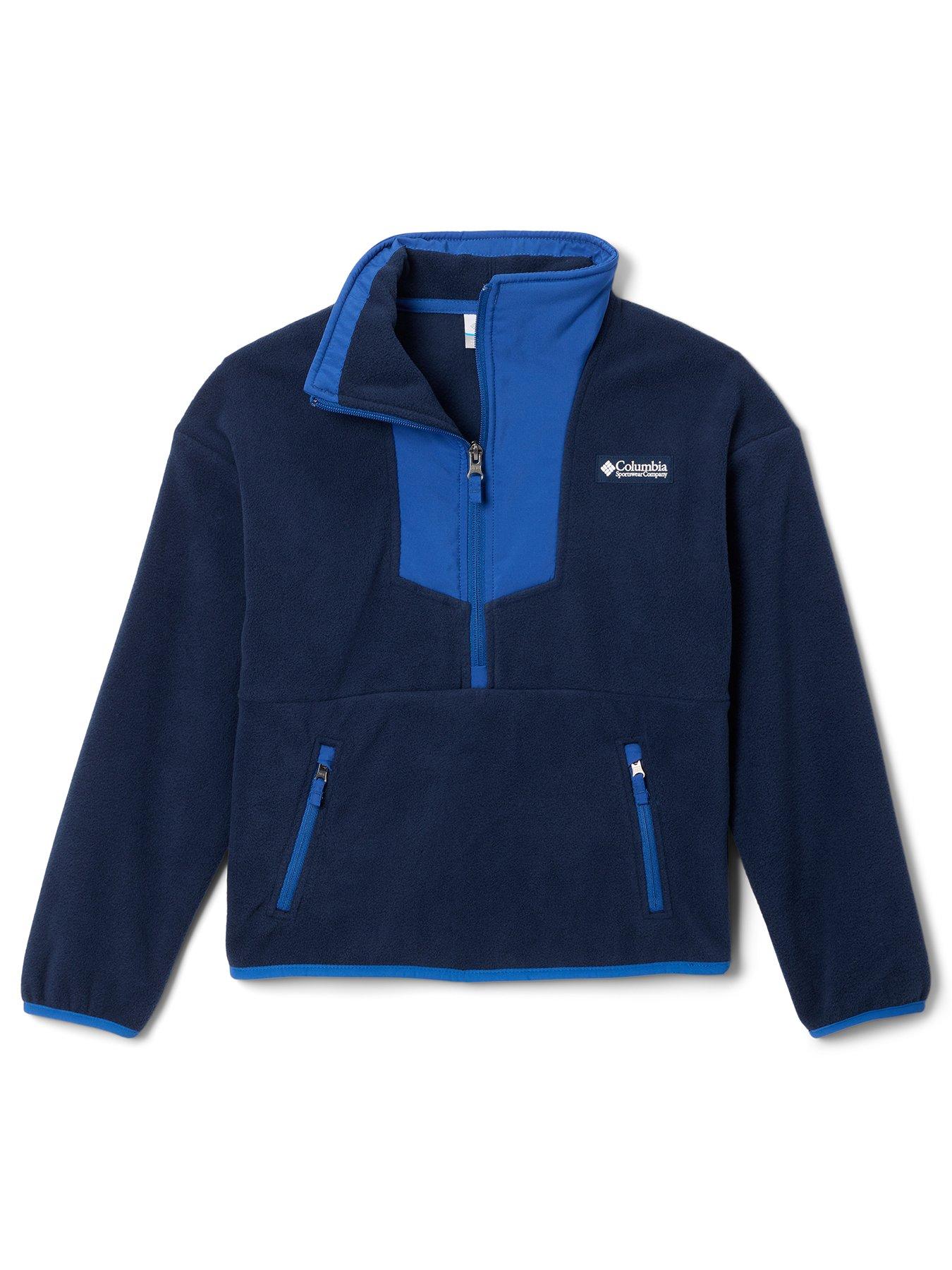 Columbia Youth Unisex Sequoia Grove Half Zip Fleece - Navy