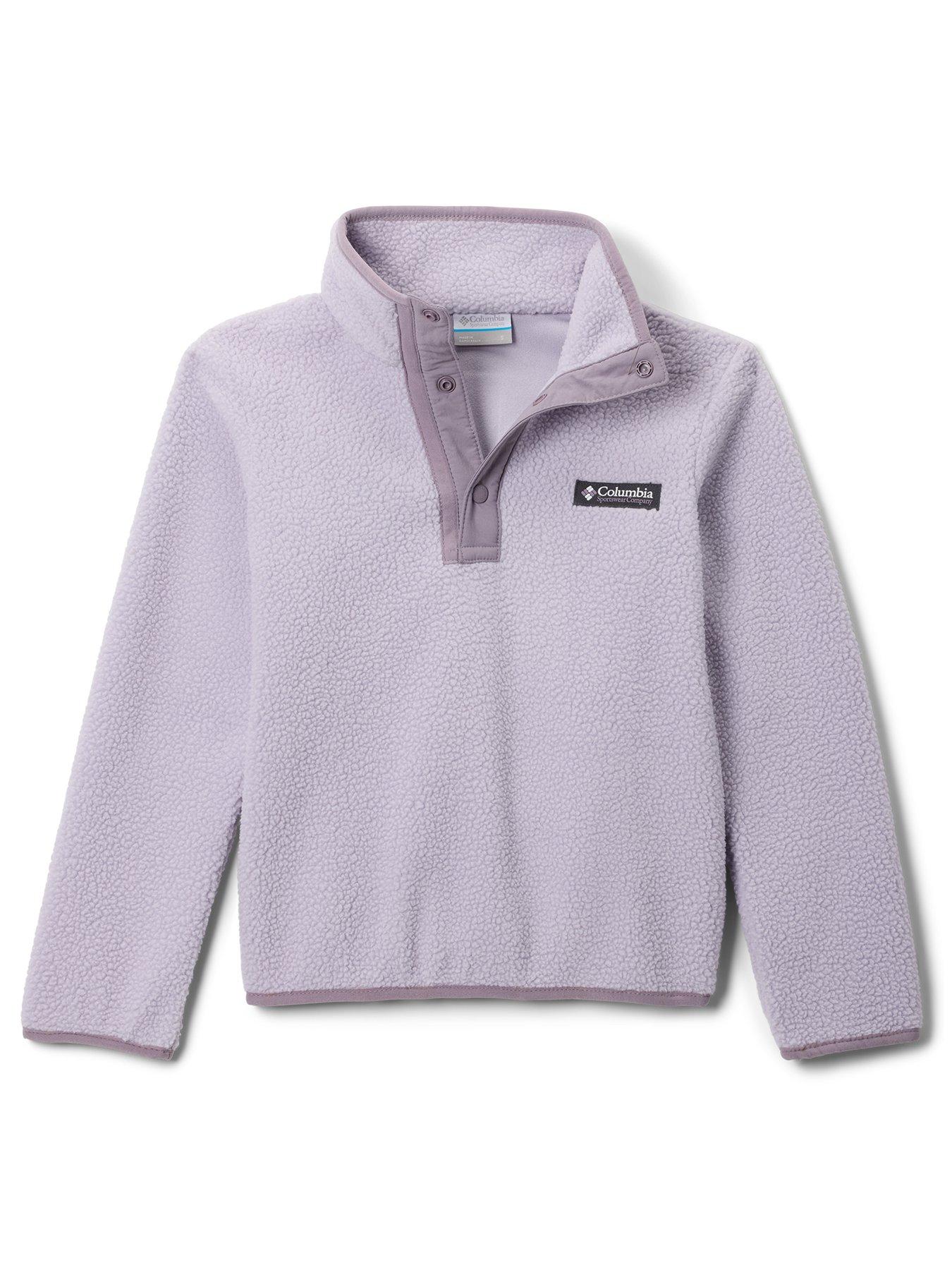 columbia-youth-unisex-helvetia-ii-half-snap-fleece-purple