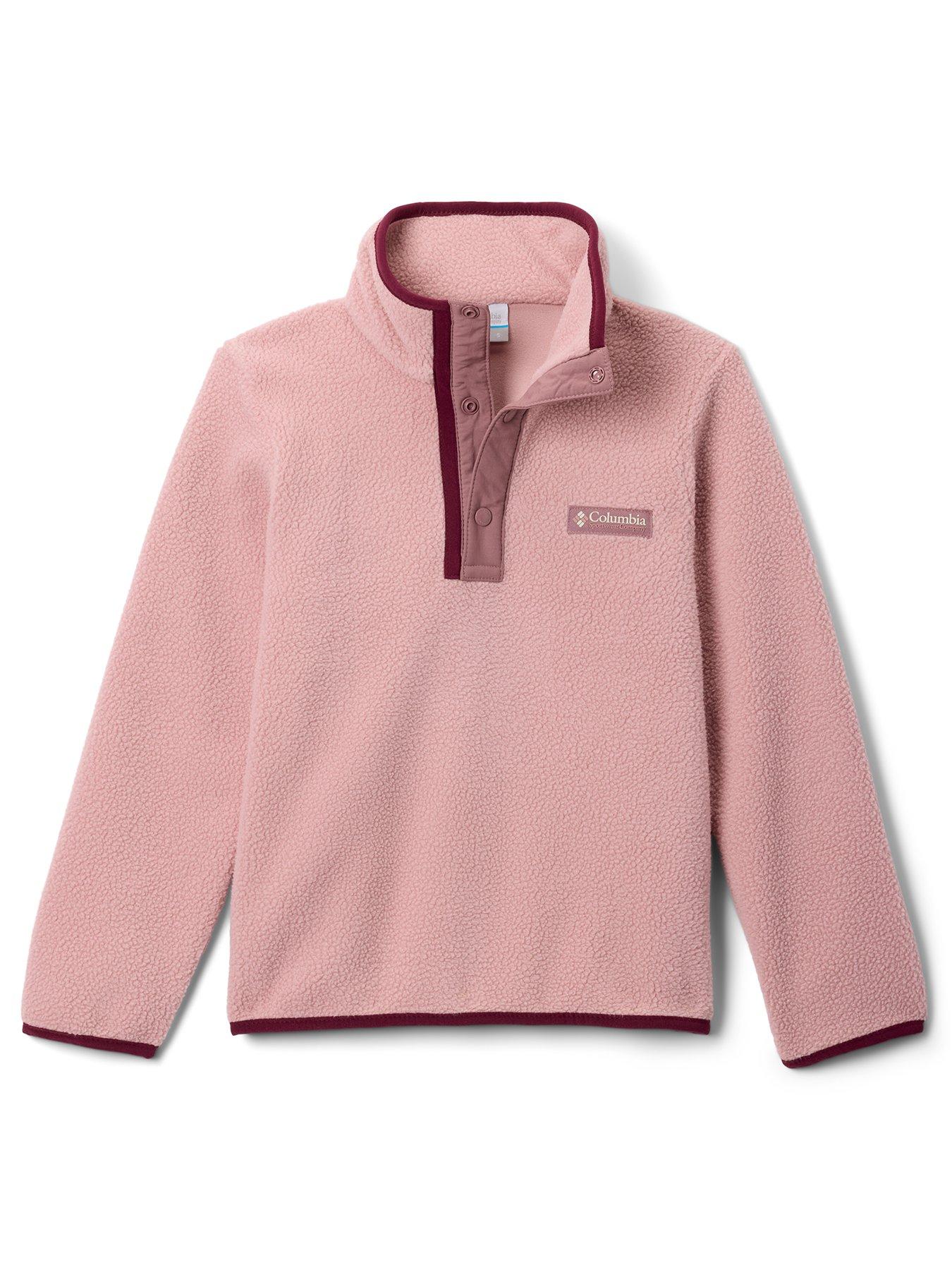 Columbia Youth Unisex Helvetia Ii Half Snap Fleece - Pink