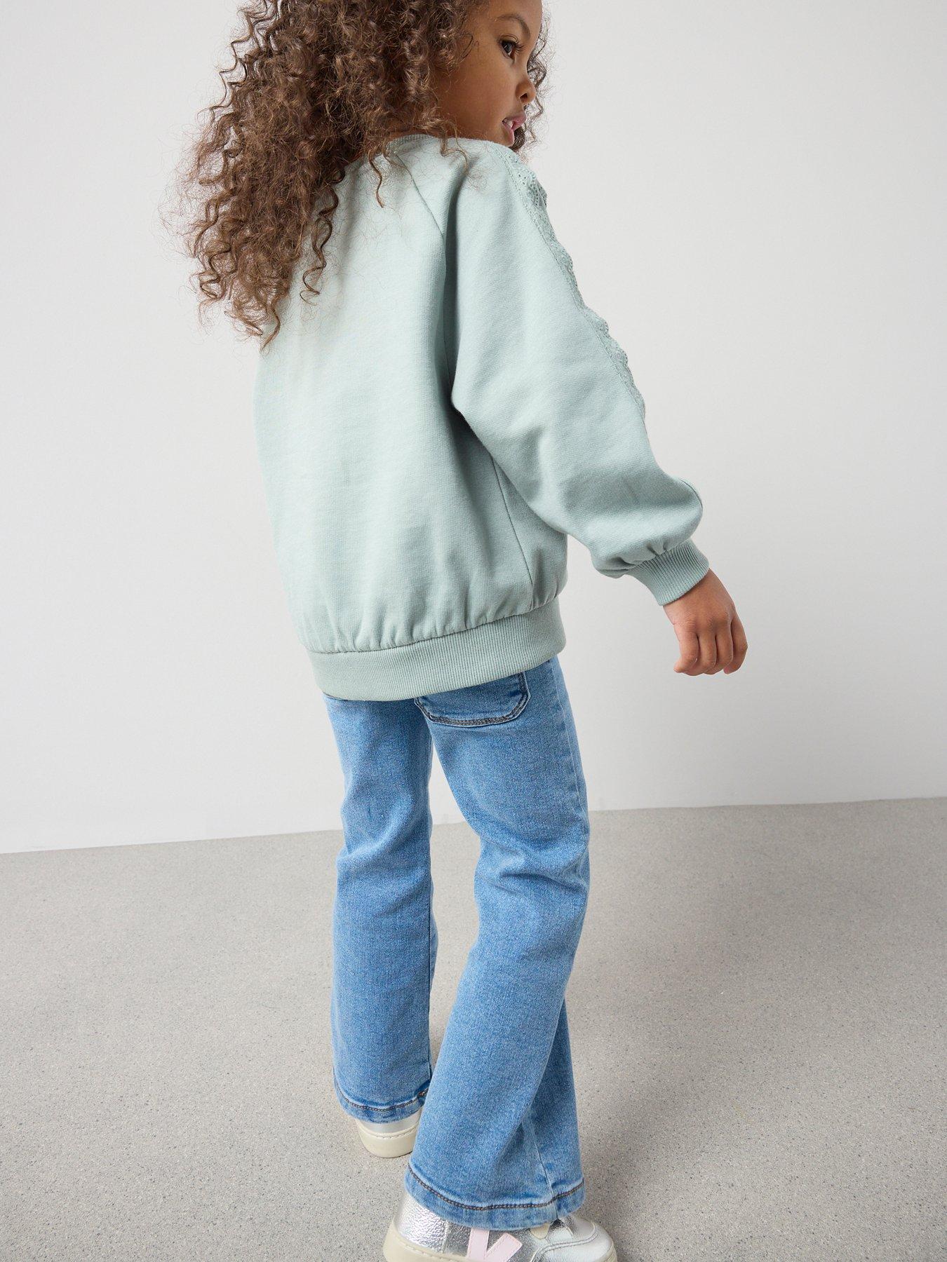 Image 5 of 6 of The Very Collection Girls Single Flare Jeggings - Mid Wash