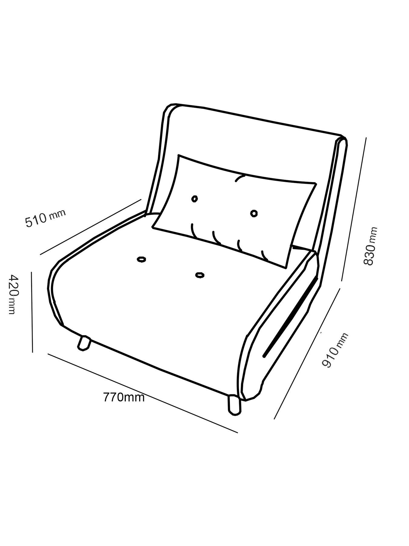 Image 7 of 7 of Very Home Rafael Single Sofabed
