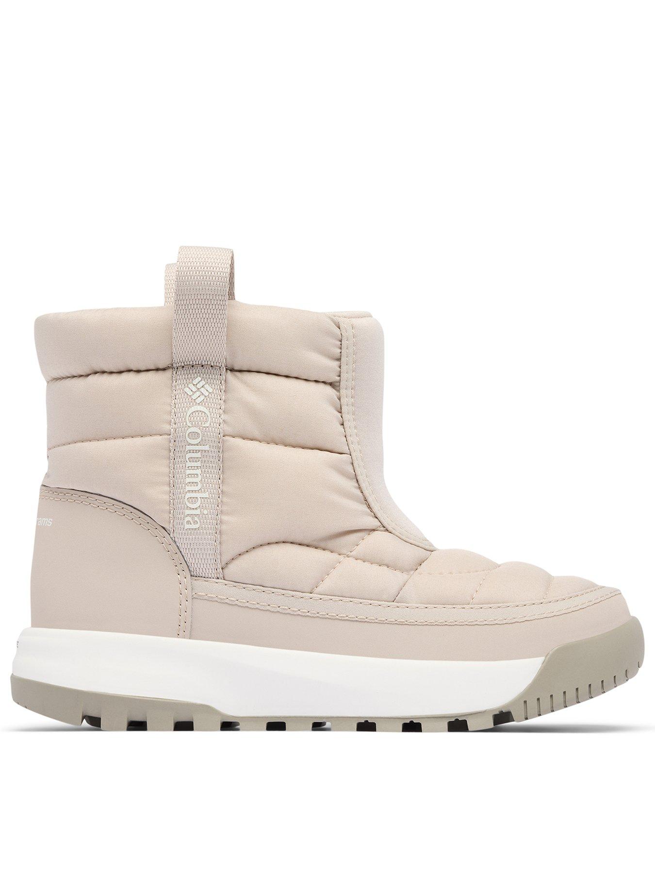Image 1 of 8 of Columbia Youth Unisex Youth Snowtrot Mid Snow Boots - Cream