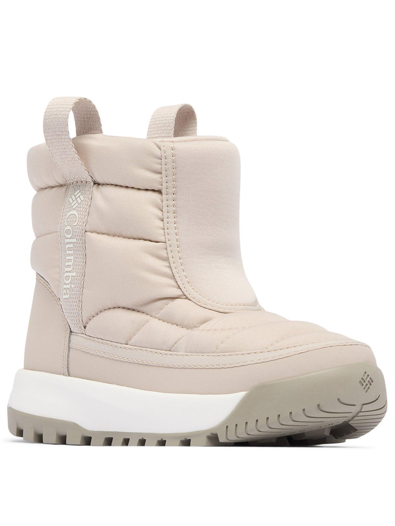 Image 2 of 8 of Columbia Youth Unisex Youth Snowtrot Mid Snow Boots - Cream