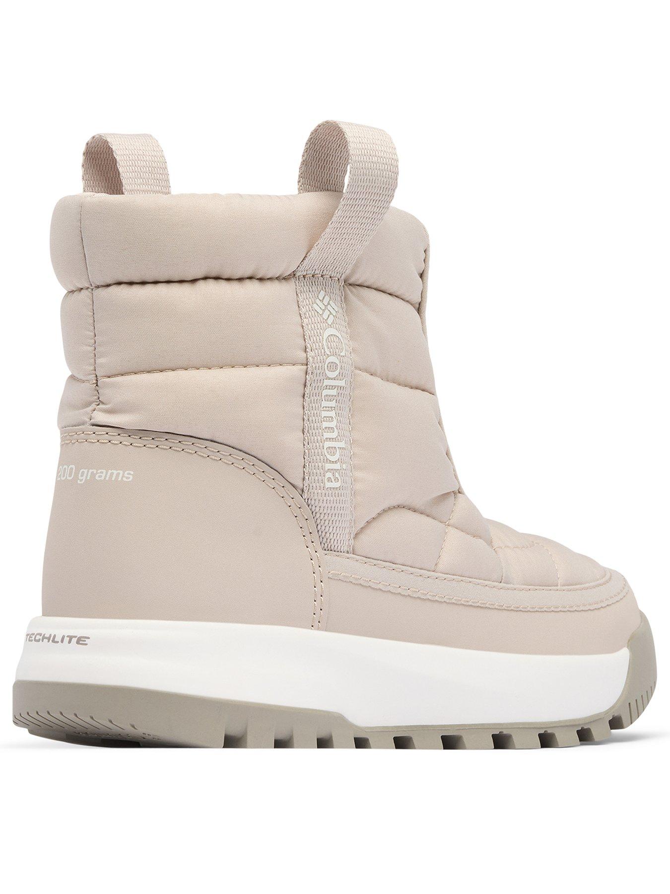 Image 3 of 8 of Columbia Youth Unisex Youth Snowtrot Mid Snow Boots - Cream