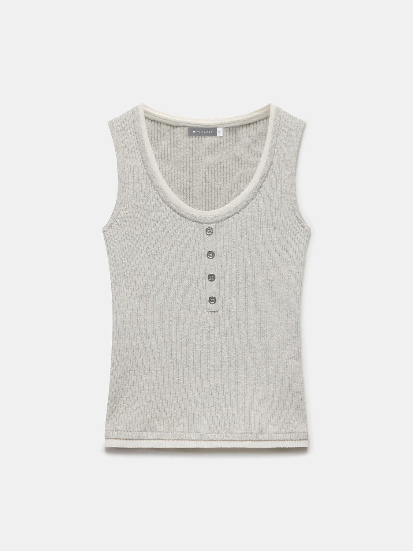 mint-velvet-double-layer-knit-top-greydetail
