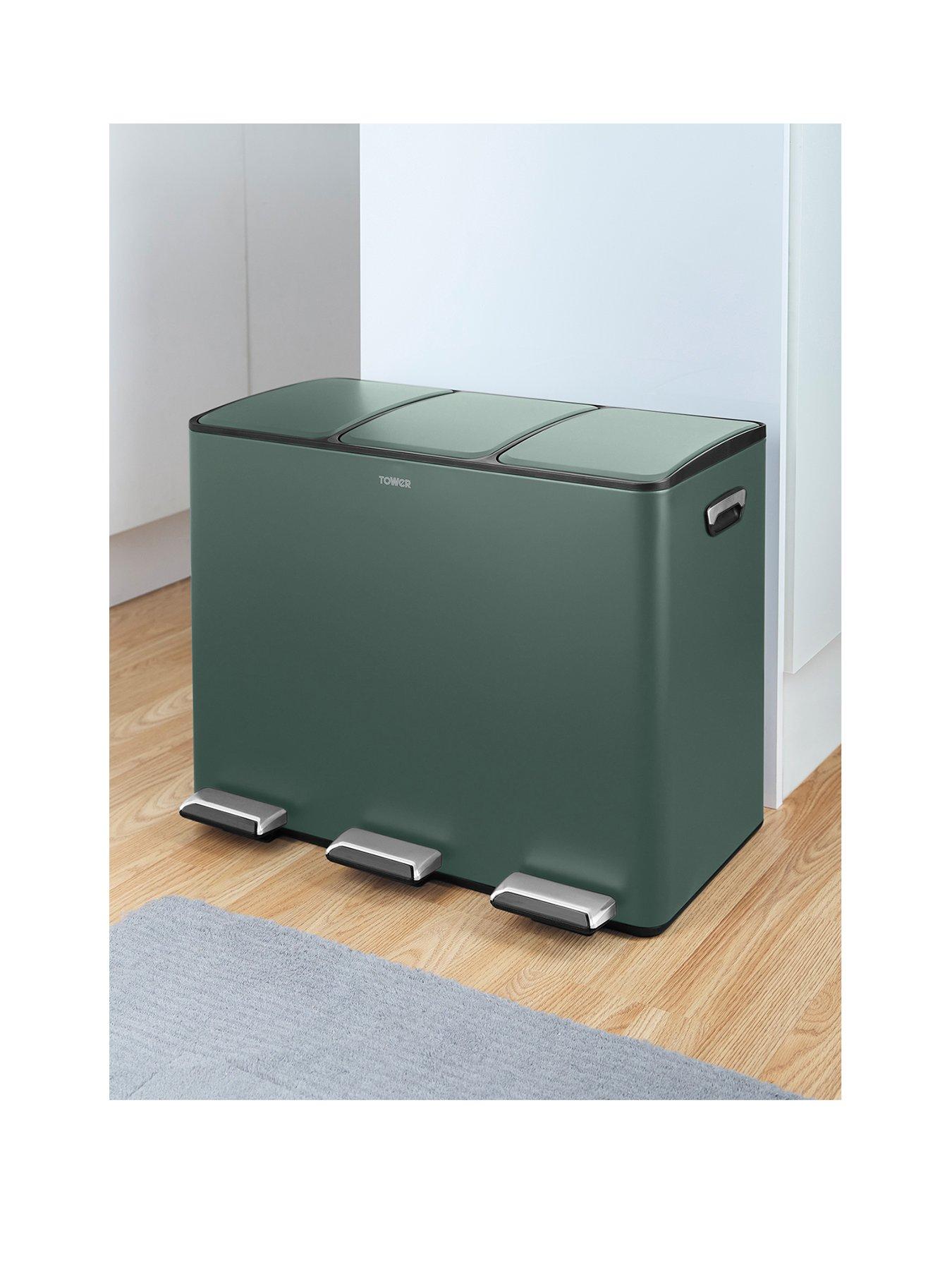 Image 1 of 6 of Tower 45l Recycling Pedal Bin