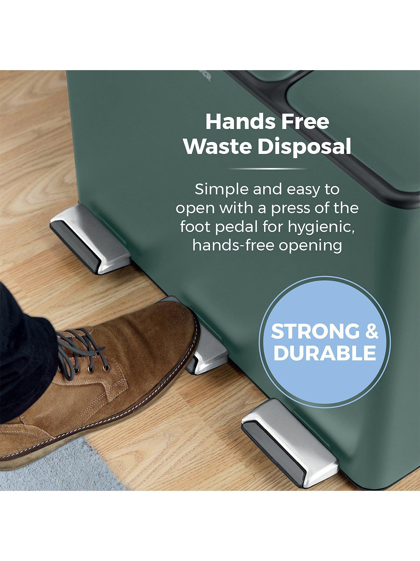 Image 4 of 6 of Tower 45l Recycling Pedal Bin