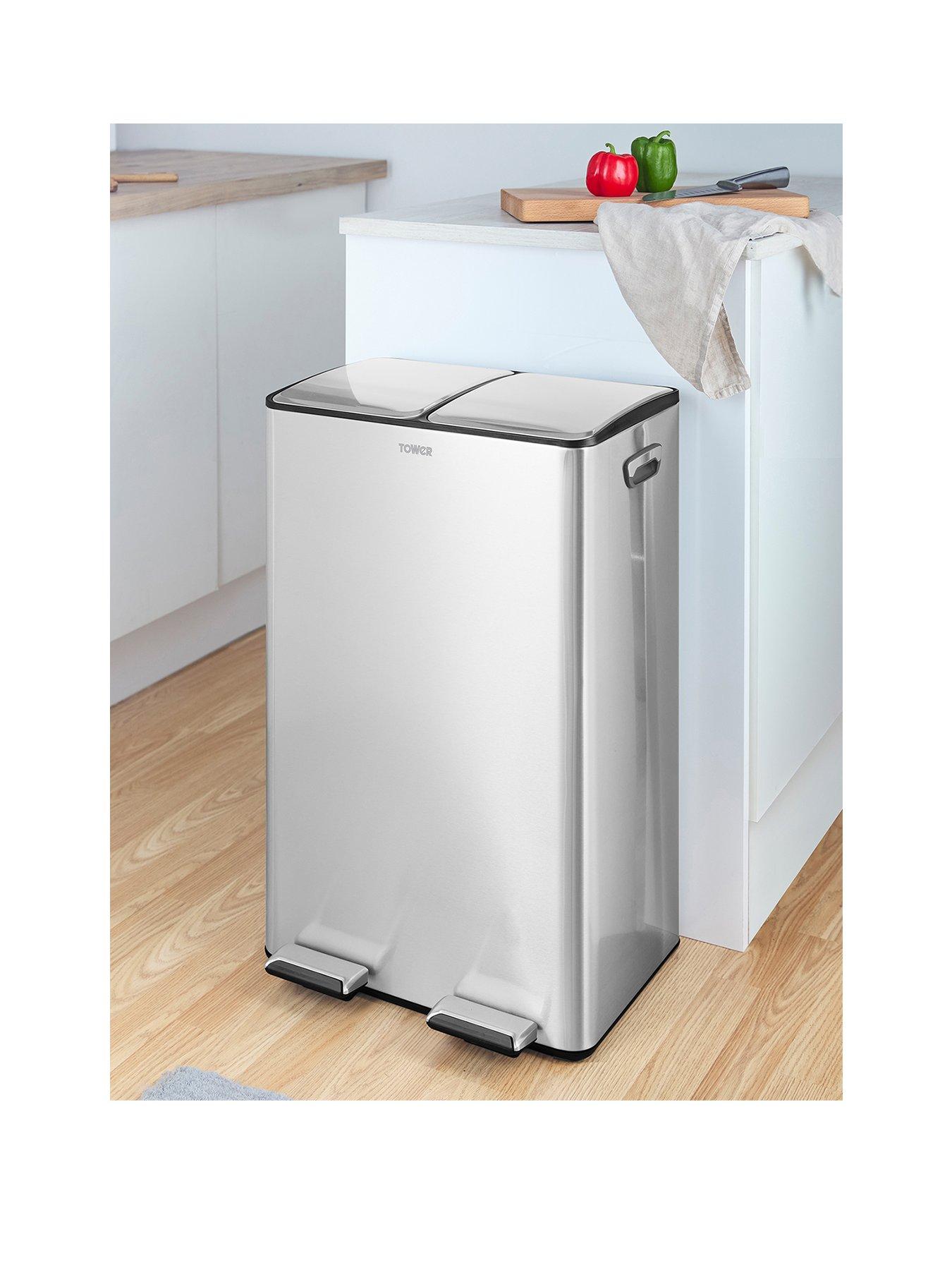 Image of Tower 60l Recycling Pedal Bin