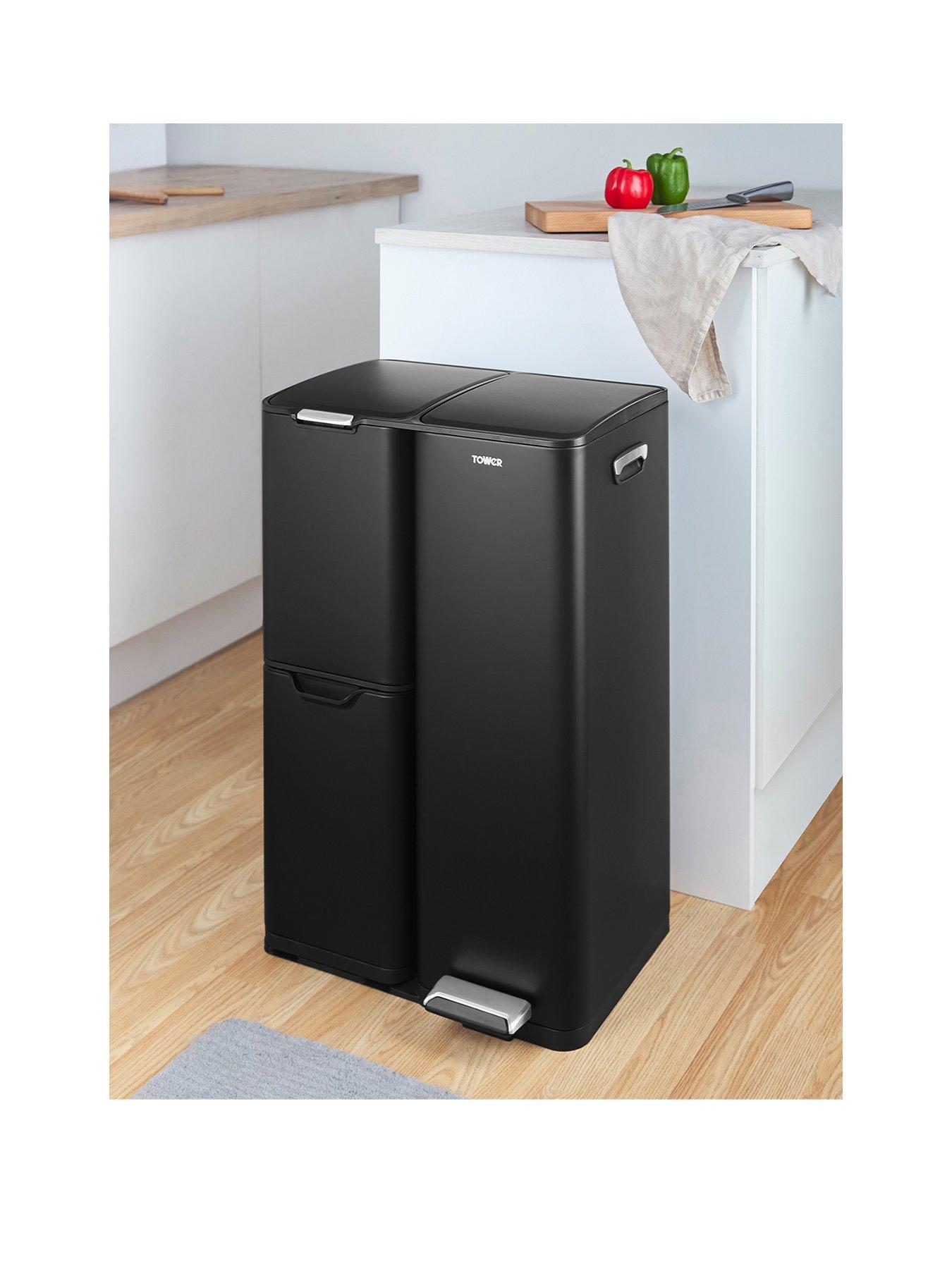 Image of Tower 60l Recycling Pedal Bin