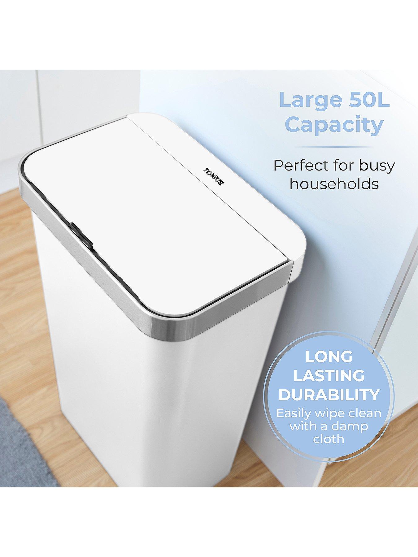 Image 4 of 6 of Tower 50l Rectangular Sensor Bin