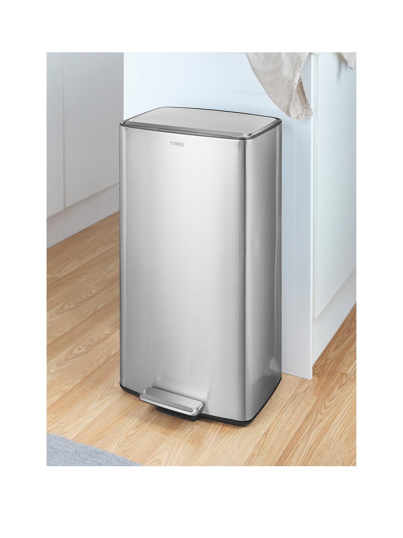 Tower 40l Rectangular Pedal Bin