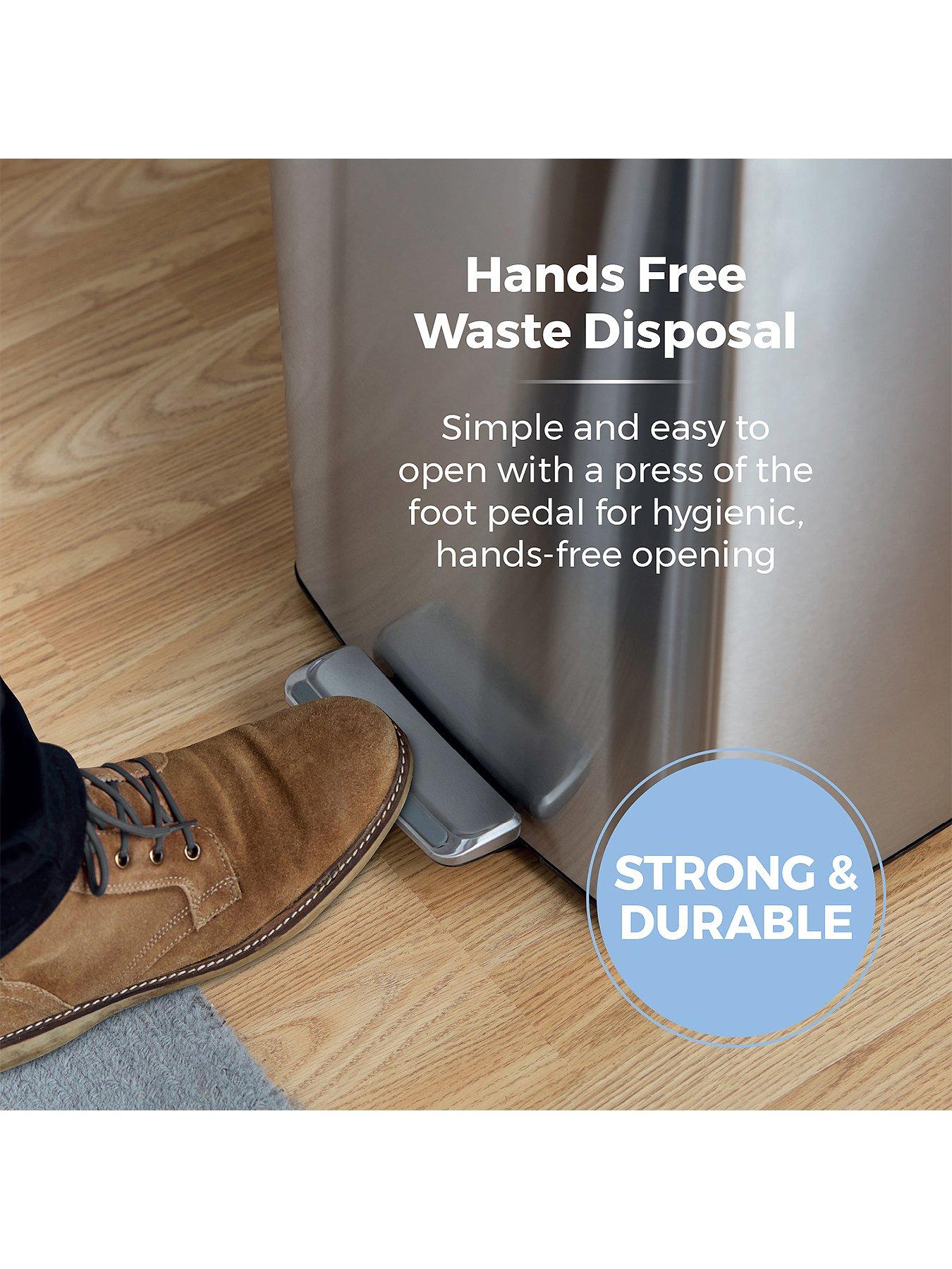 Image 4 of 6 of Tower 40l Rectangular Pedal Bin