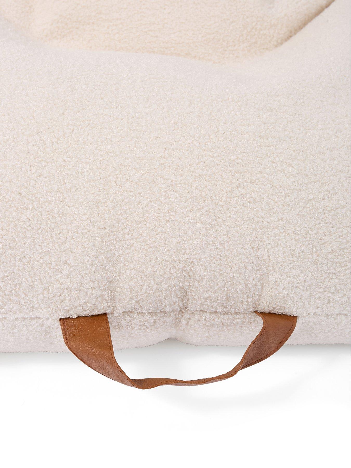 Image 4 of 5 of KAIKOO Boucle Triangle Beanbag- Cream