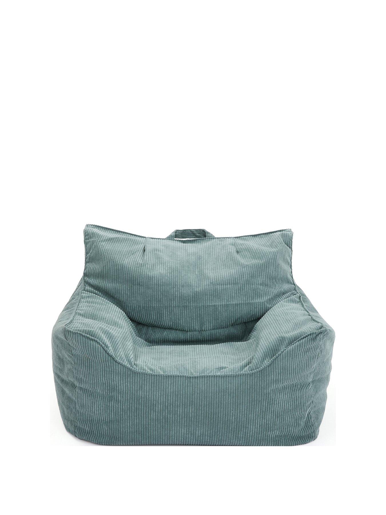Image 2 of 6 of KAIKOO Kaikoo Wing Cord Beanbag Chair- Green