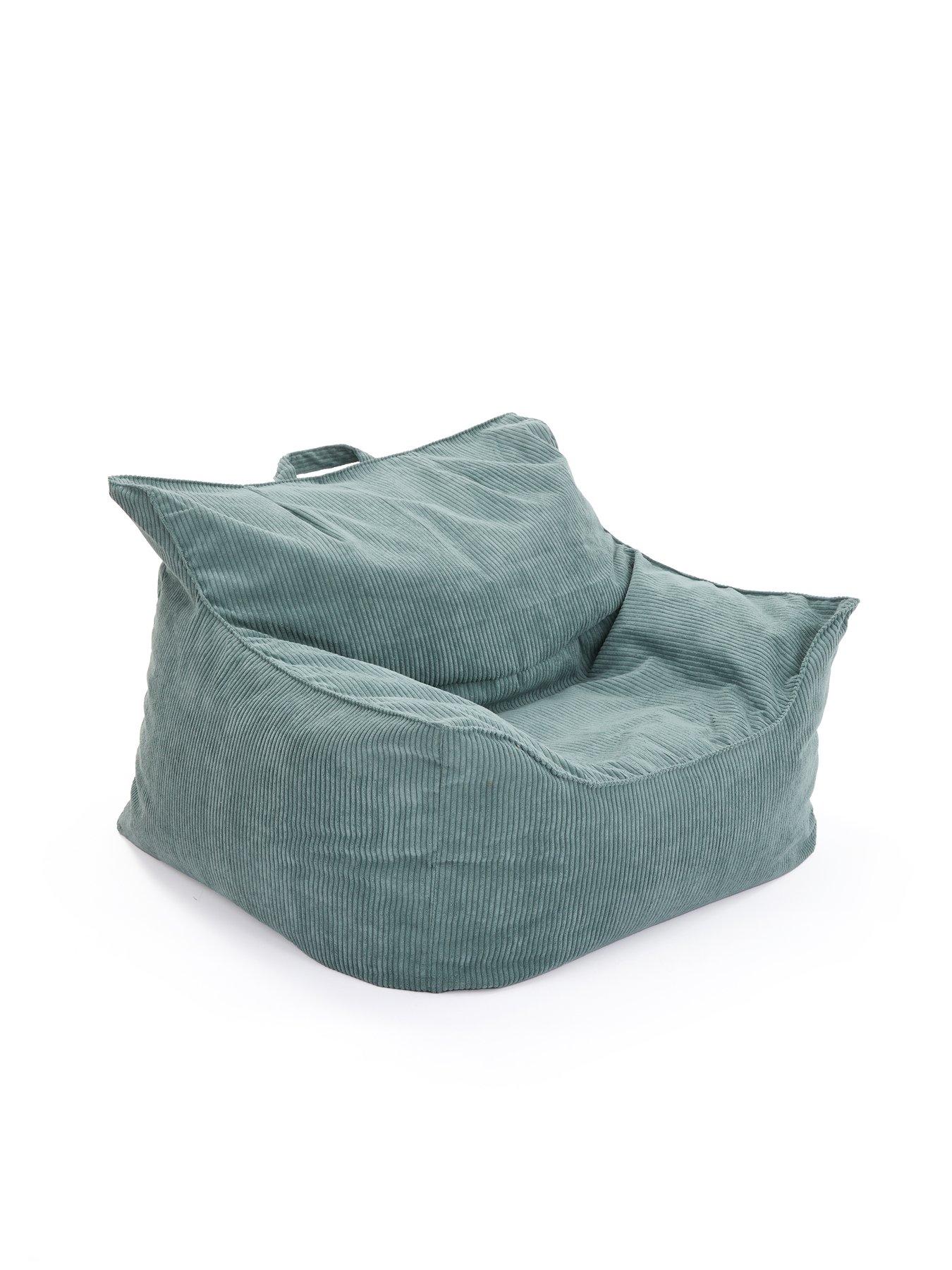 Image 3 of 6 of KAIKOO Kaikoo Wing Cord Beanbag Chair- Green