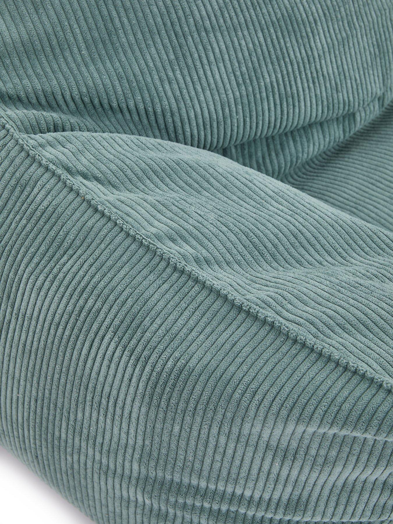 Image 6 of 6 of KAIKOO Kaikoo Wing Cord Beanbag Chair- Green