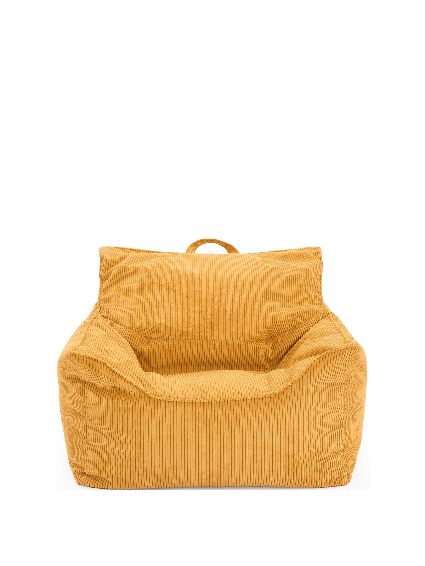 kaikoo-kaikoo-wing-cord-beanbag-chair--mustardstillFront