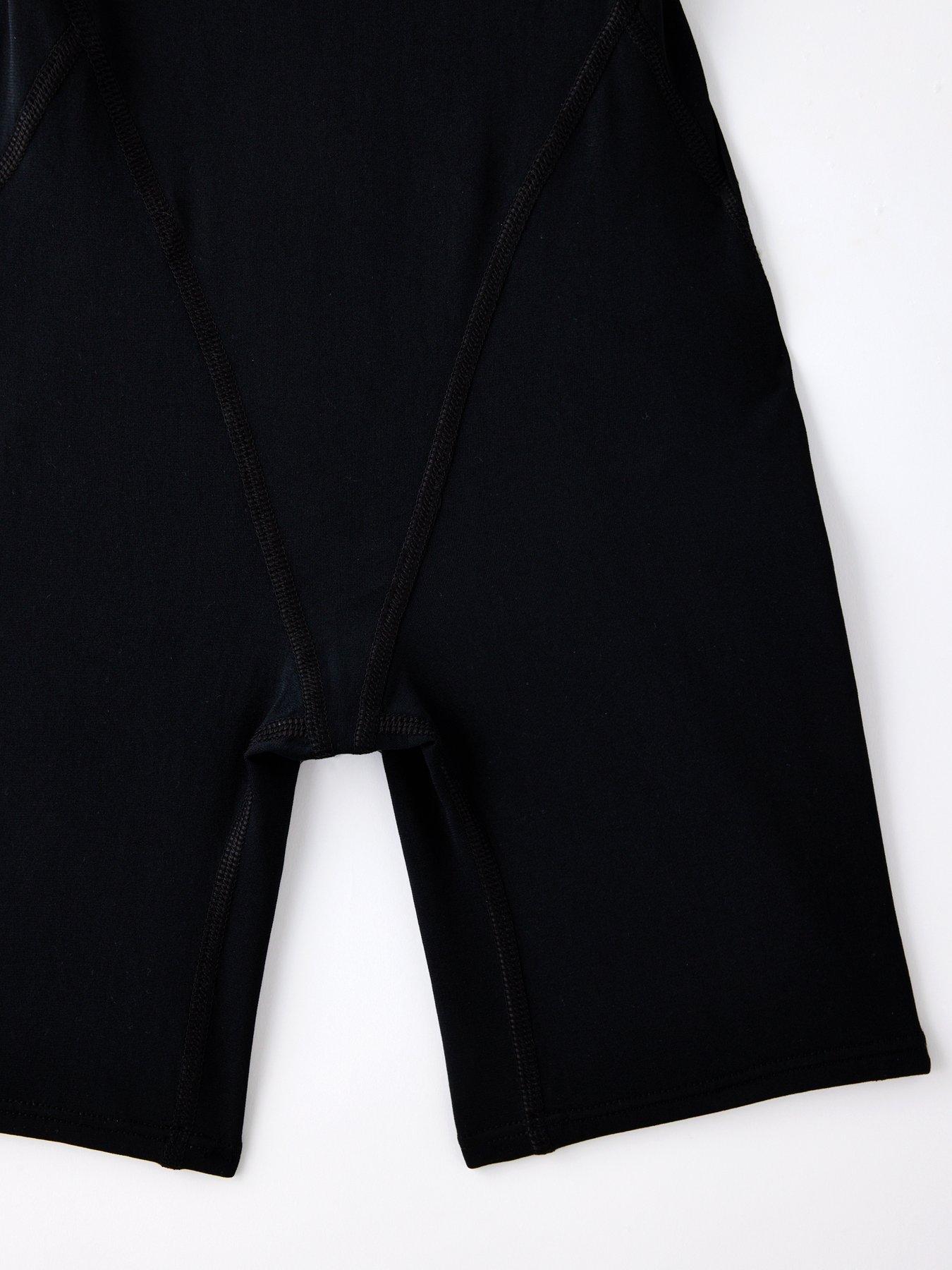 Image 4 of 4 of Nike Girls Performance Kneeskin Swimsuit - Black