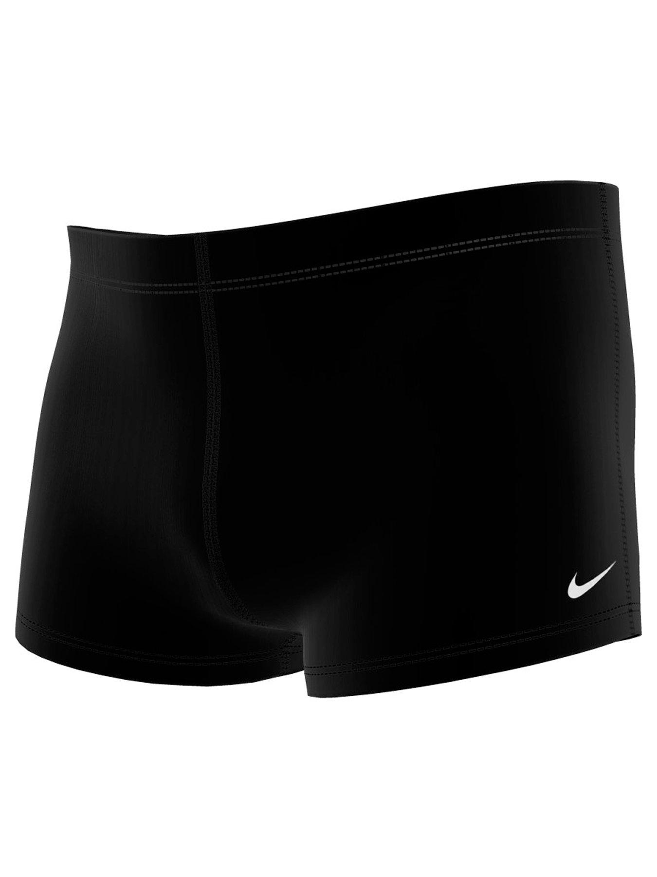 Nike Boys Square Leg Jammer Swim Shorts - Black