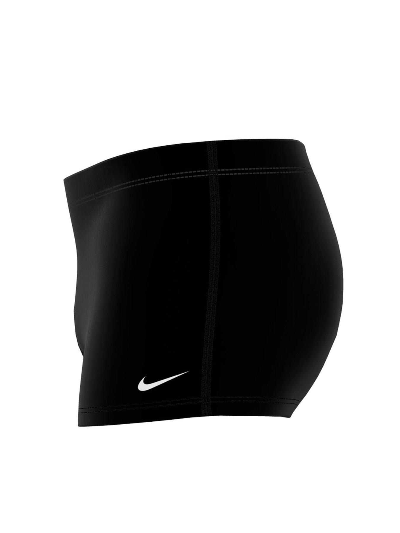 Image 3 of 3 of Nike Boys&nbsp;Square Leg Jammer Swim Shorts - Black