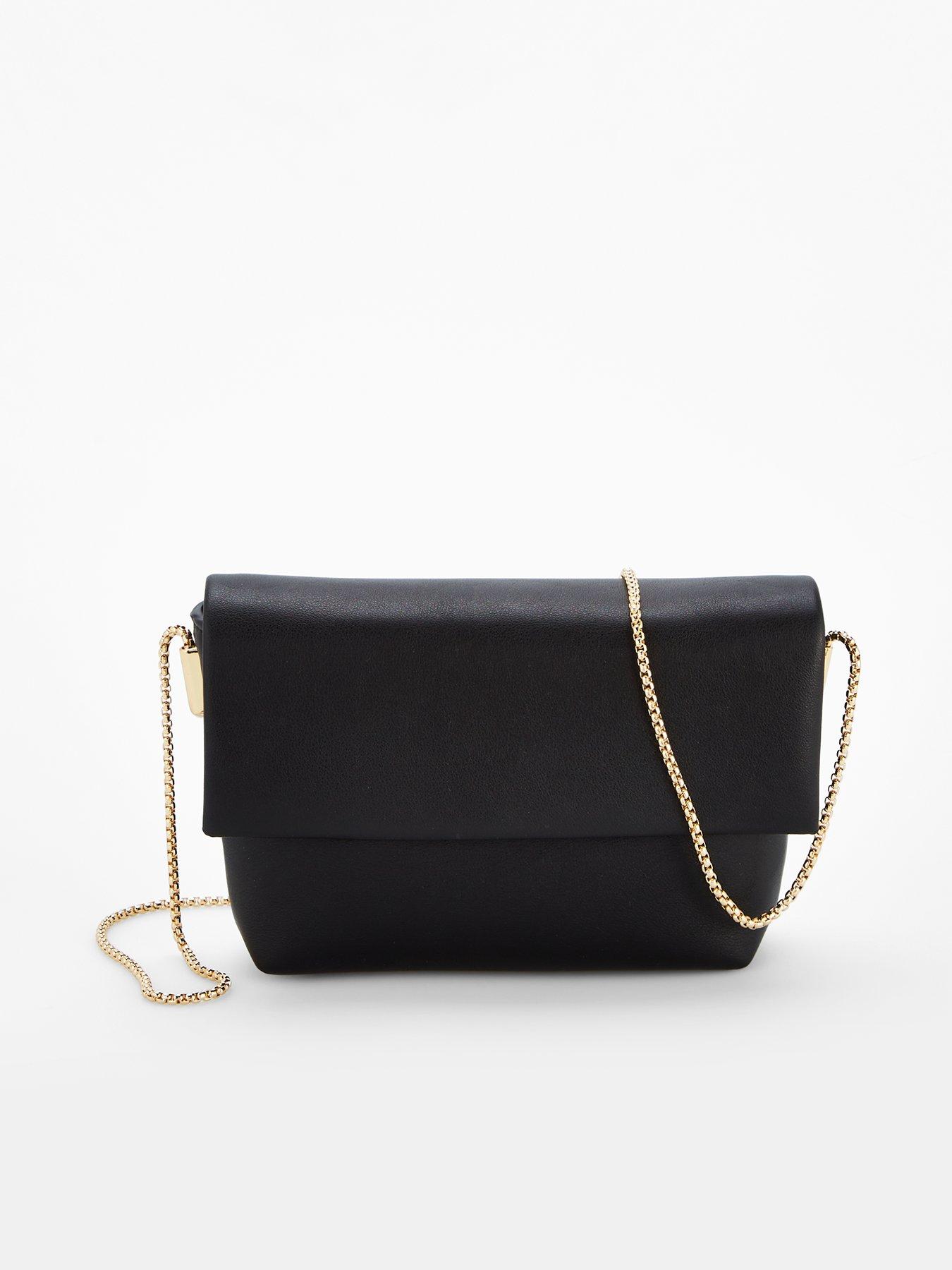 mango-crossbody-envelope-style-bag-blackfront