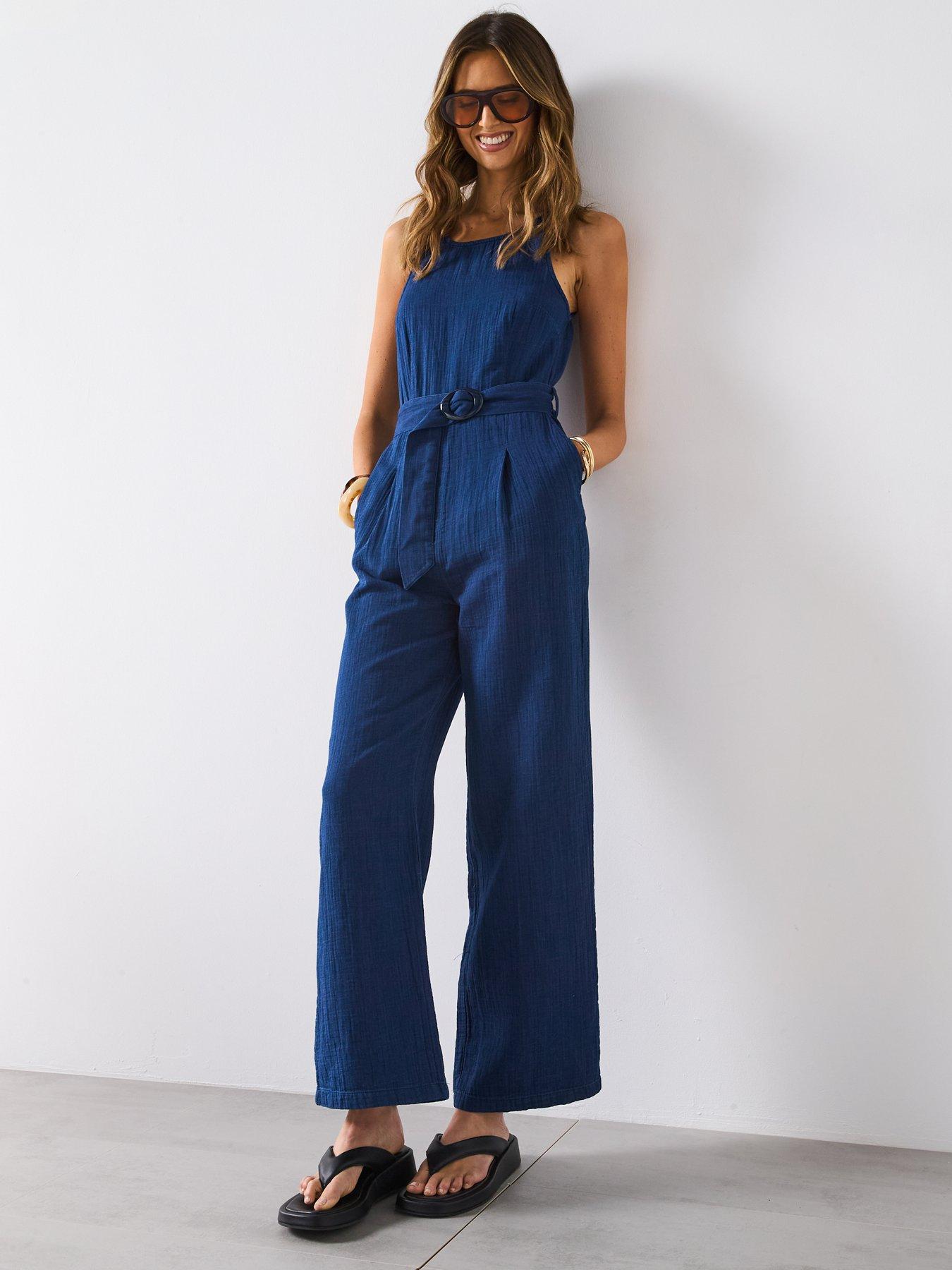 mango-long-soft-denim-jumpsuit-with-belt-dark-blueback