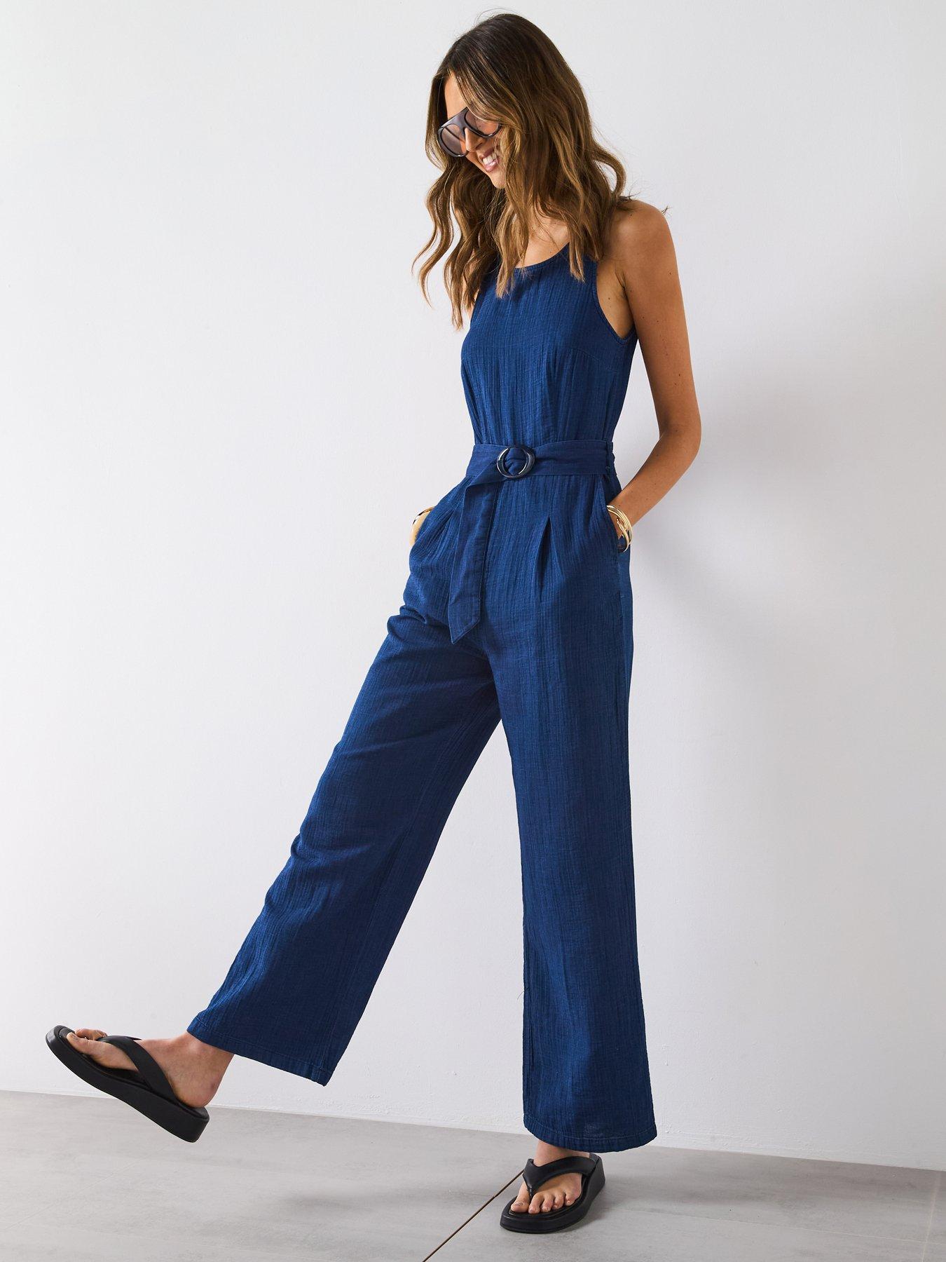 mango-long-soft-denim-jumpsuit-with-belt-dark-bluedetail