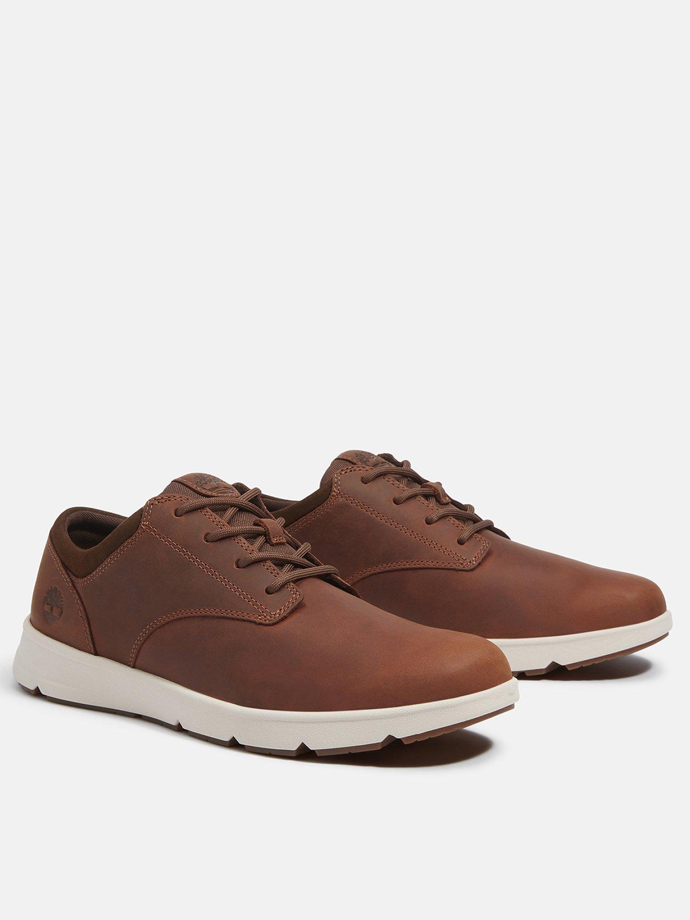 Image 2 of 7 of Timberland Parker Street Leather Lace Sneaker - Dark Brown
