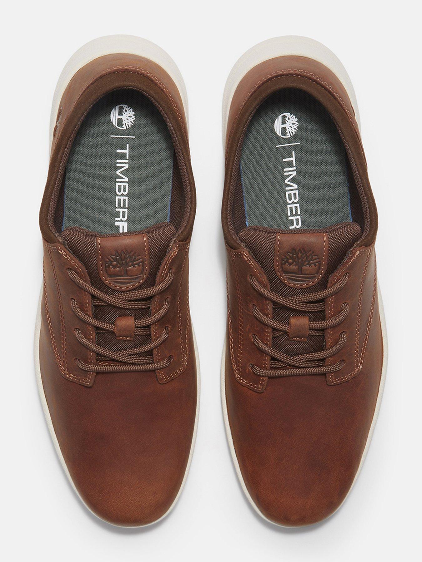 Image 4 of 7 of Timberland Parker Street Leather Lace Sneaker - Dark Brown