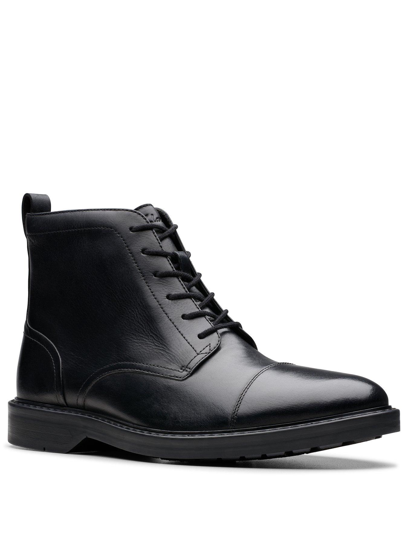 Image 2 of 7 of Clarks Aldwin Lace Up Ankle Boots&nbsp;- Black