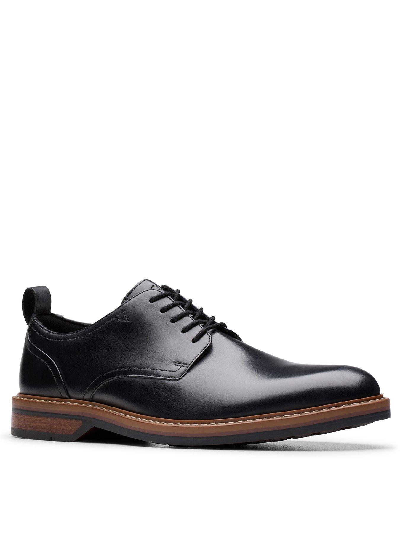 clarks-aldwin-lace-up-derby-shoes--blackstillFront