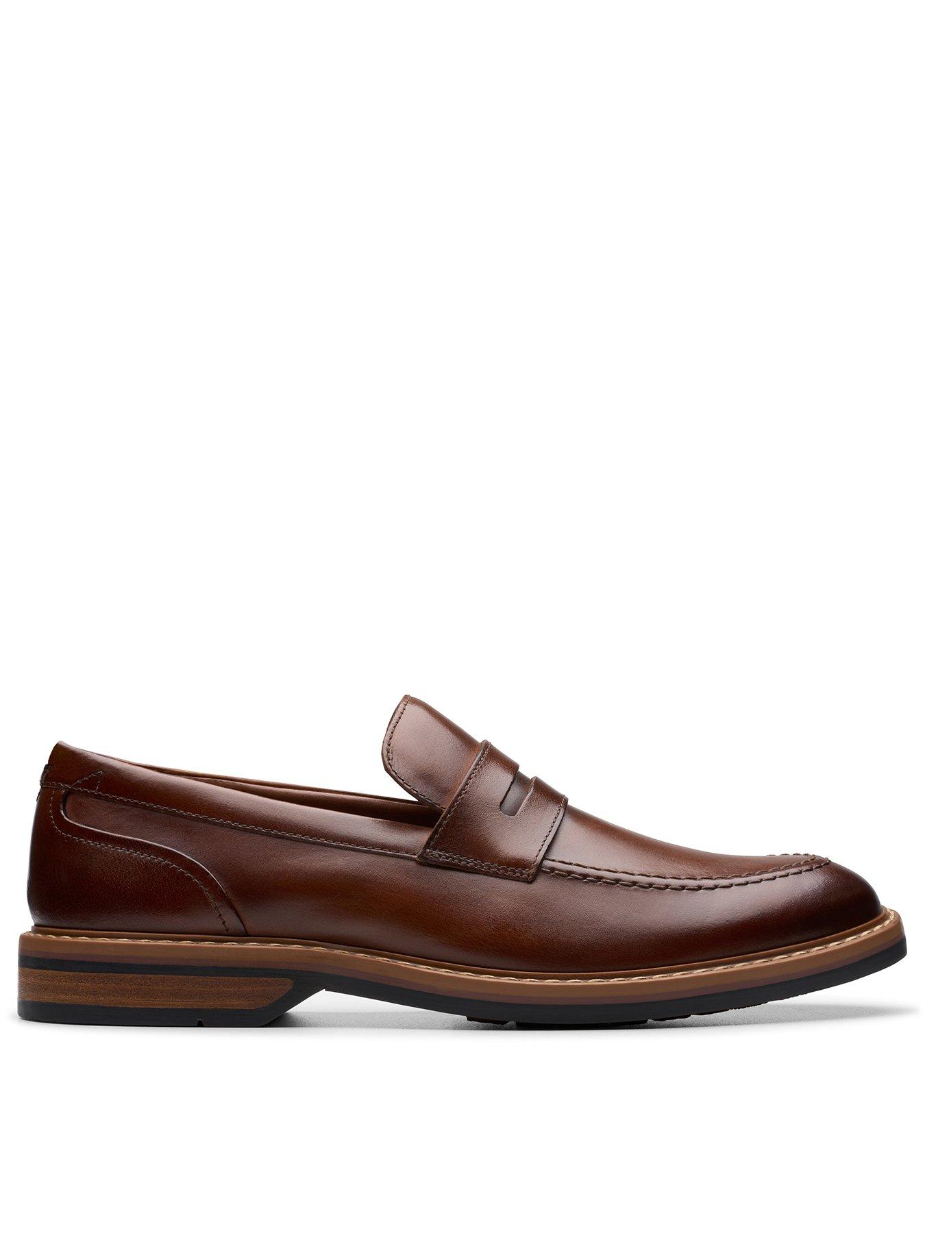 clarks-aldwin-step-loafer-shoes--brownfront